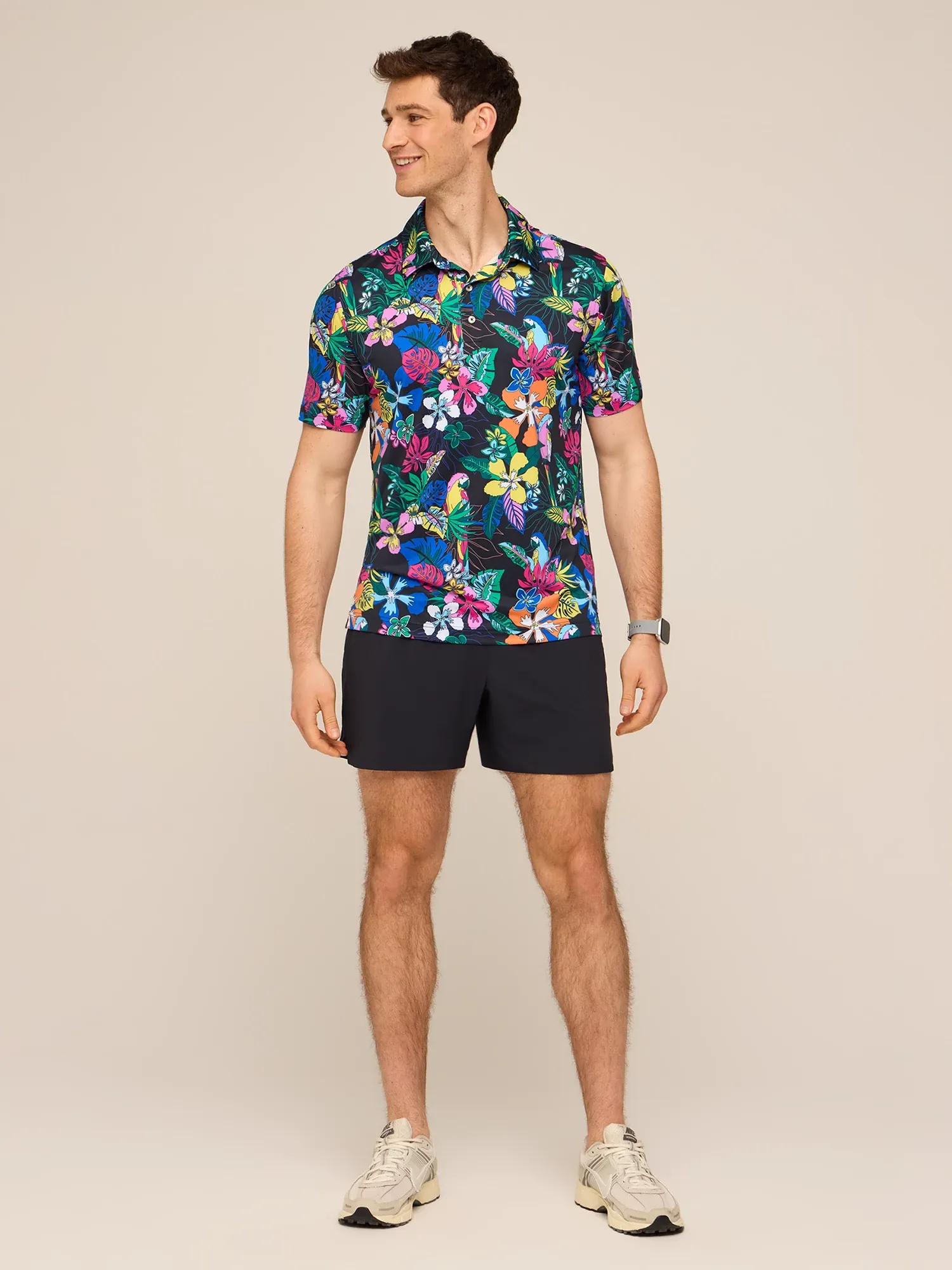 The Deep Floral (Performance Polo) - Image 4