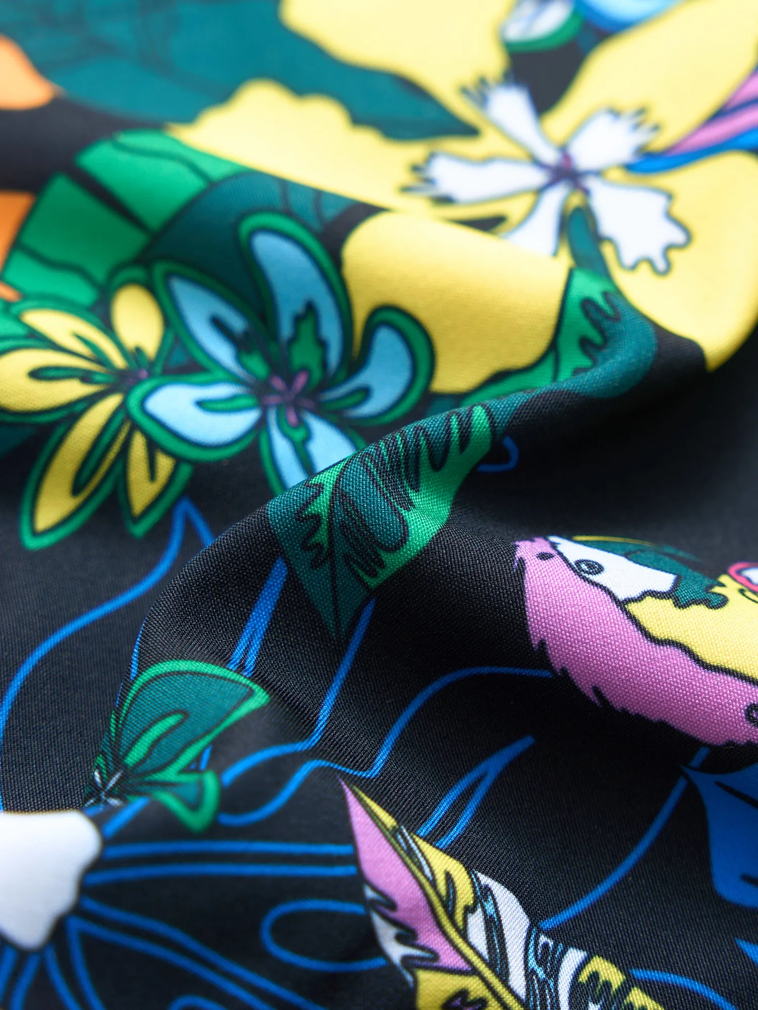 The Deep Florals (Boys Lined Swim Trunk) - Image 3