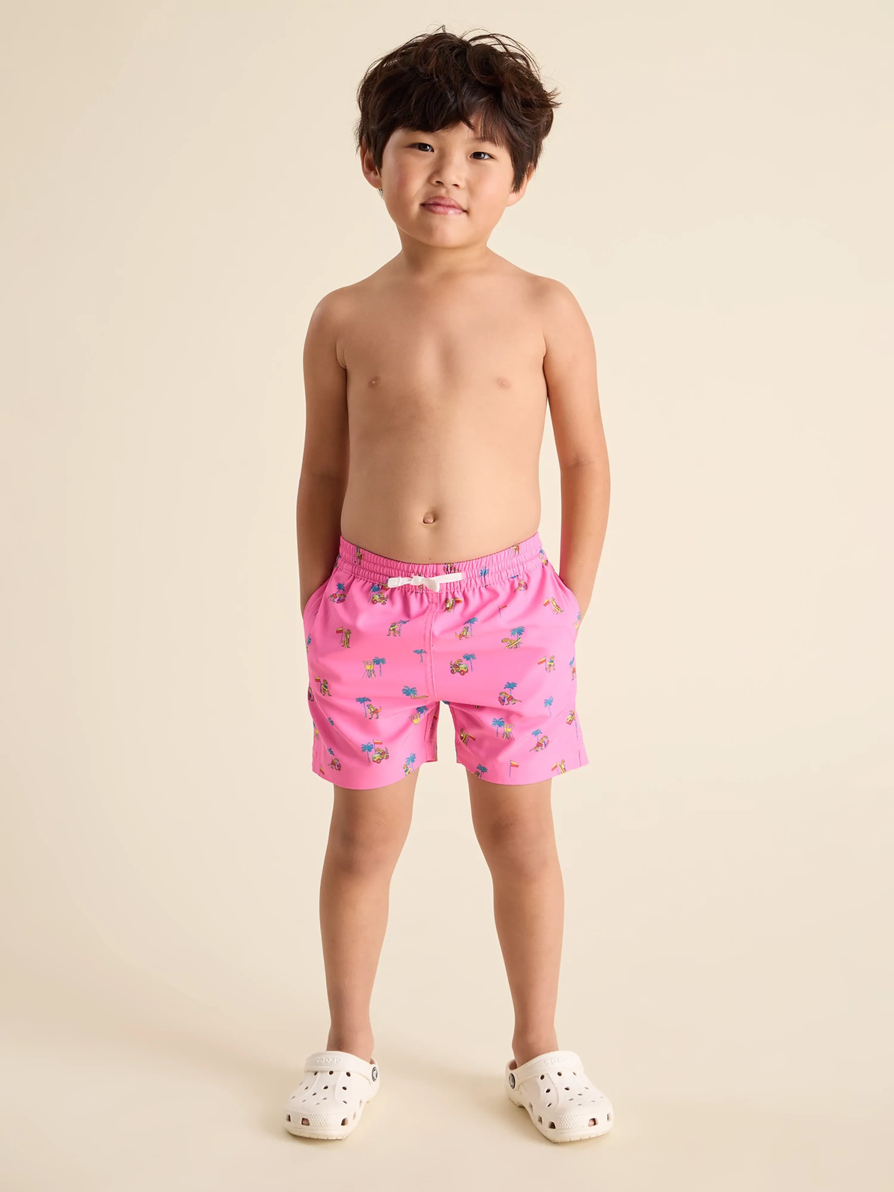 The Dino Racers (Toddler Swim Trunk) - Image 2
