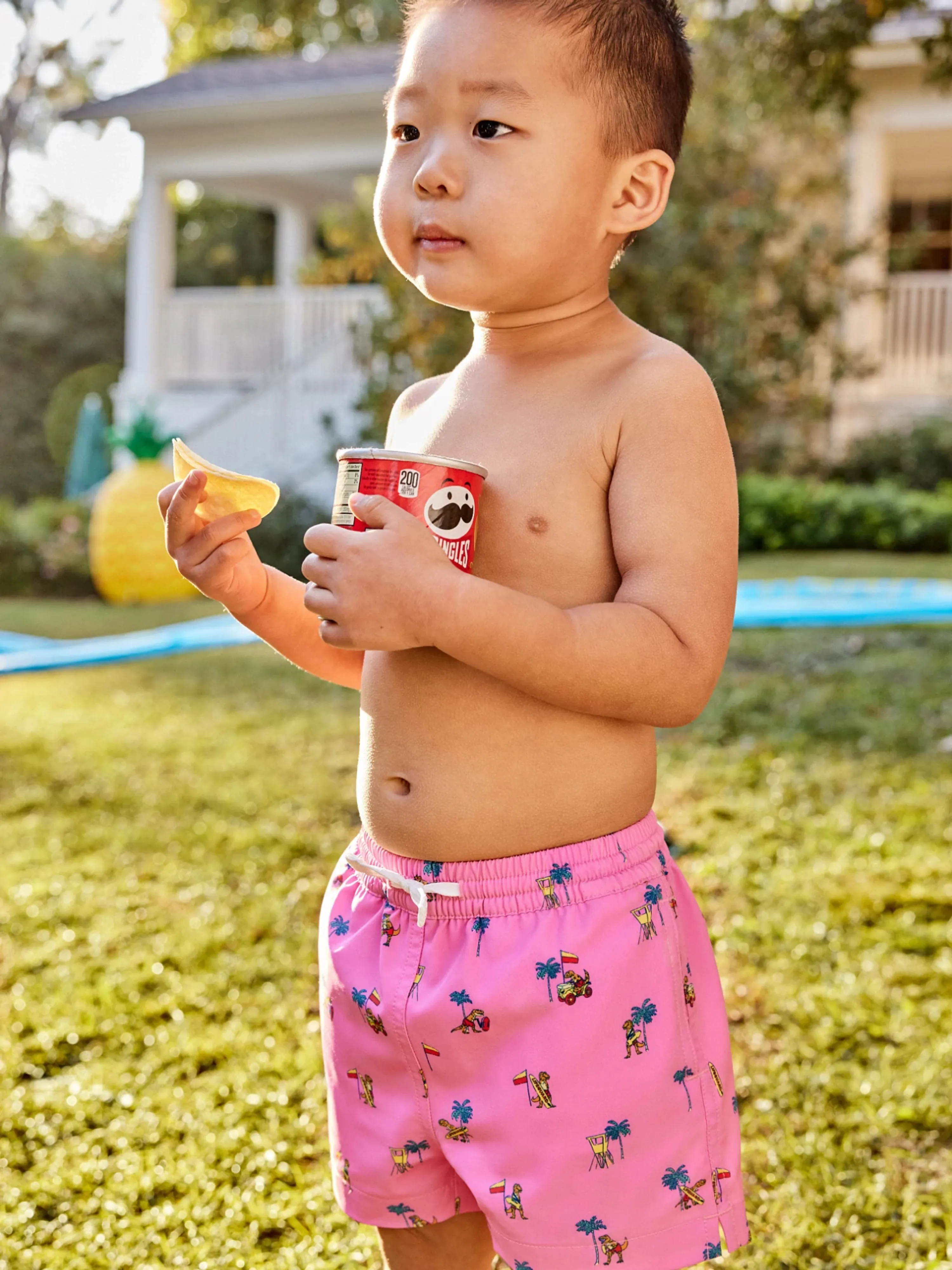 The Dino Racers (Toddler Swim Trunk) - Image 3