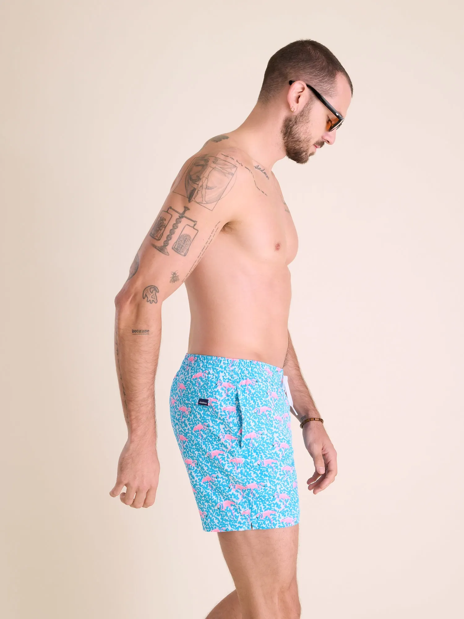 The Domingos Are For Flamingos 5.5" (Classic Swim Trunk) - Image 3