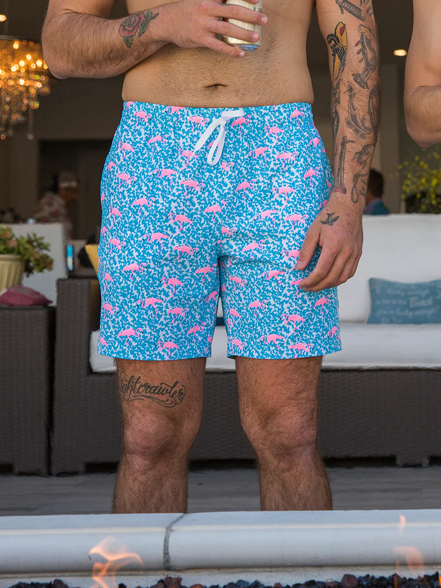 The Domingos Are For Flamingos 7"  (Classic Swim Trunk) - Image 7