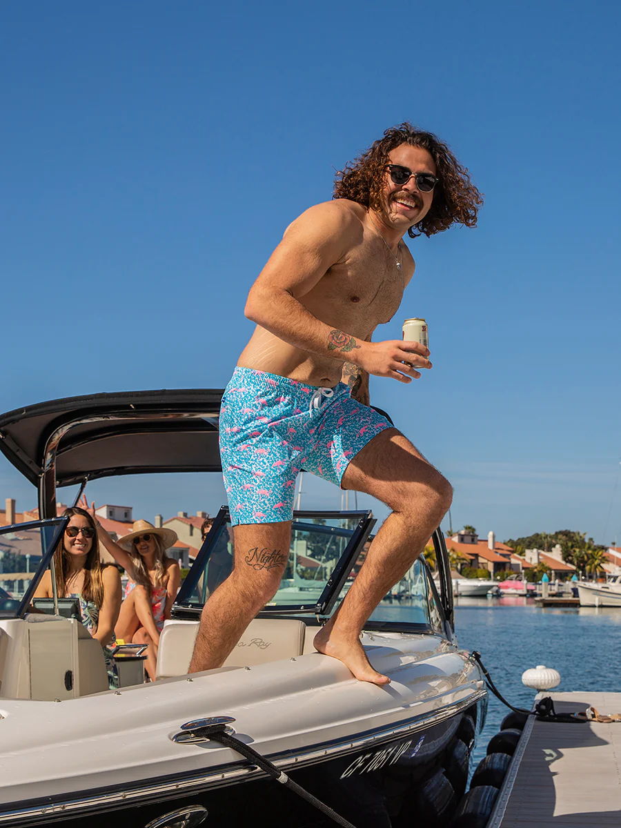 The Domingos Are For Flamingos 7"  (Classic Swim Trunk) - Image 8