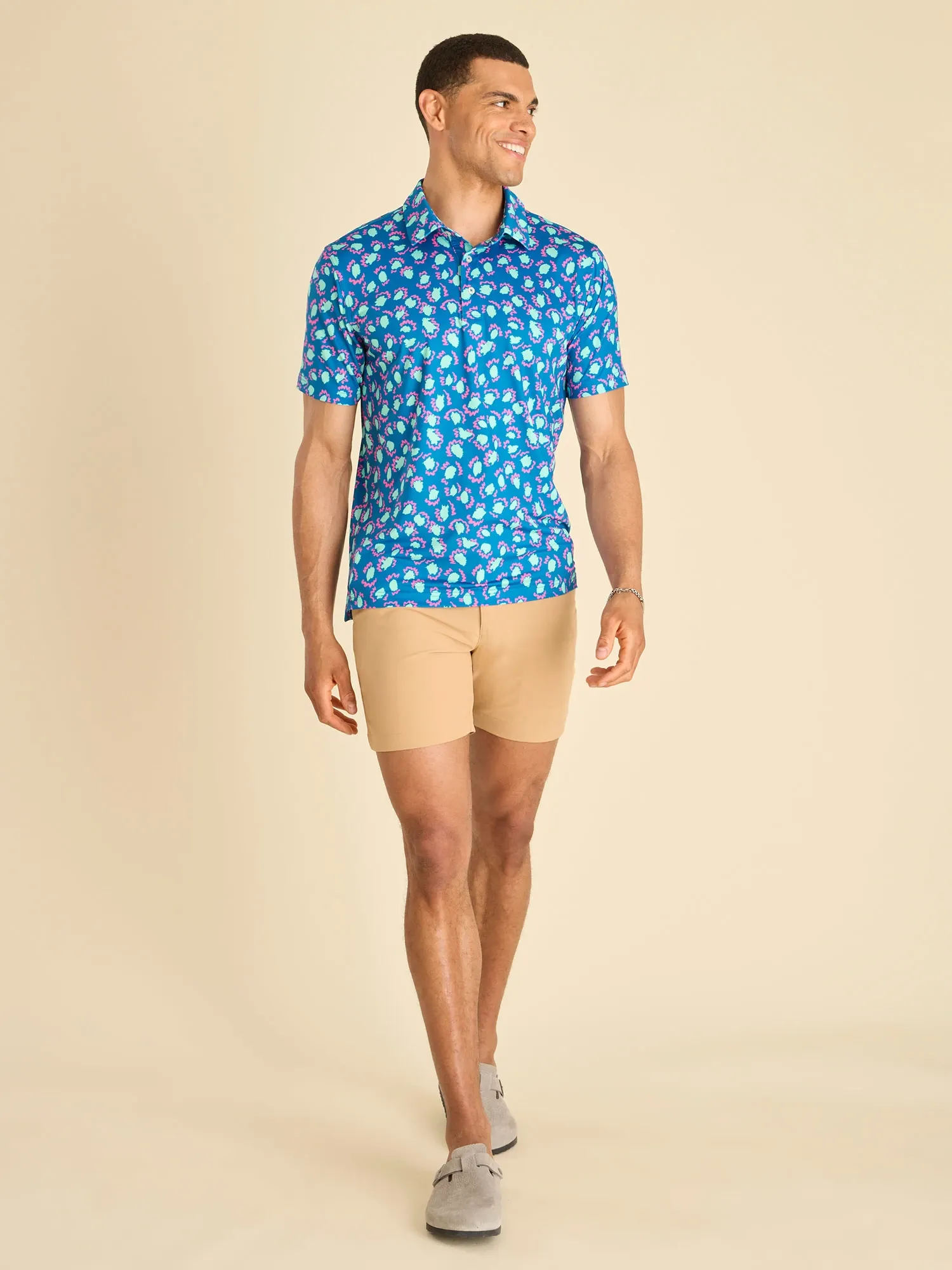 The Doodlebug- Dark Blue (Performance Polo) - Image 4