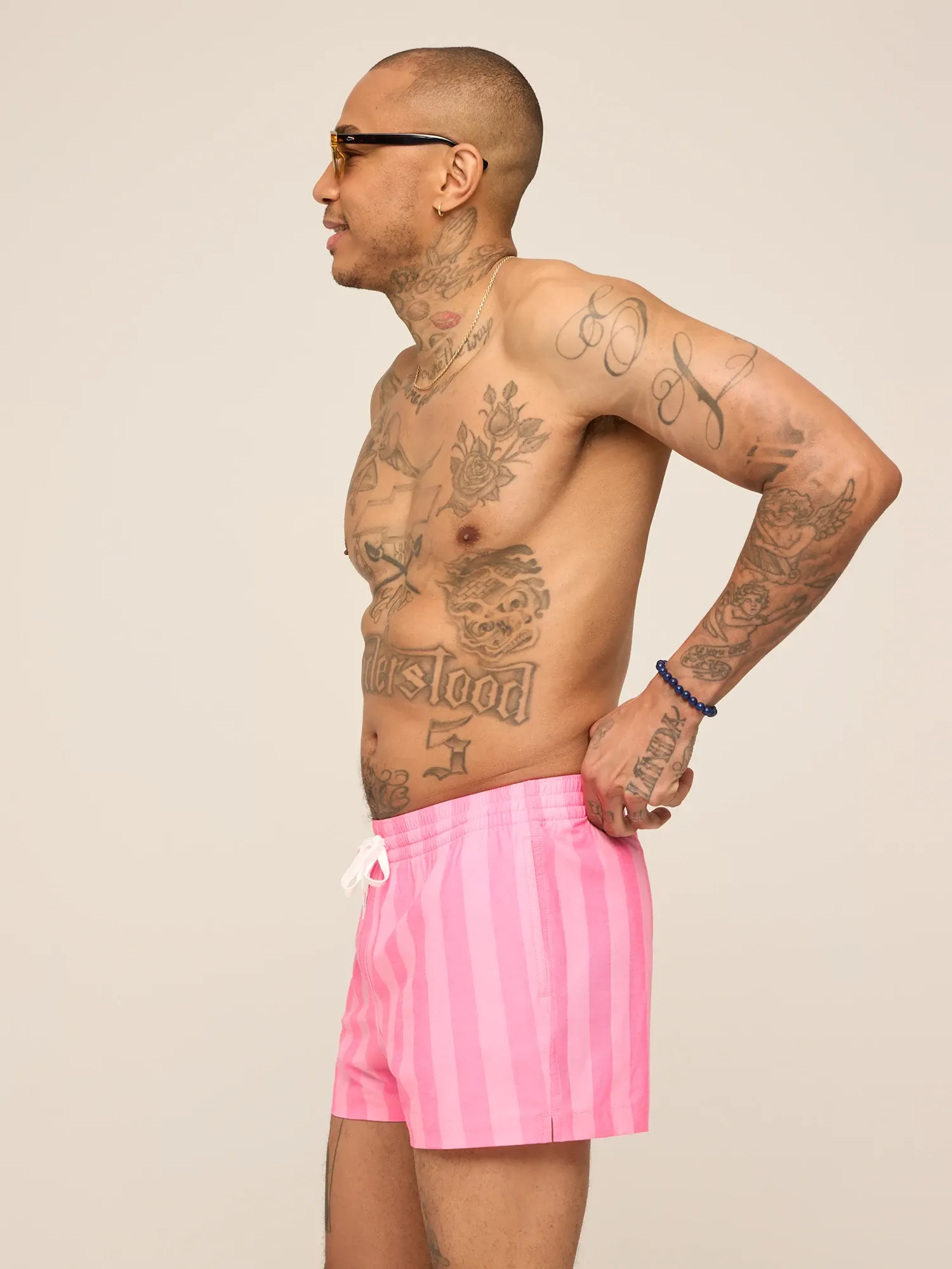 The Dreamhouse Pinks 4" (Classic Lined Swim Trunk) - Image 3