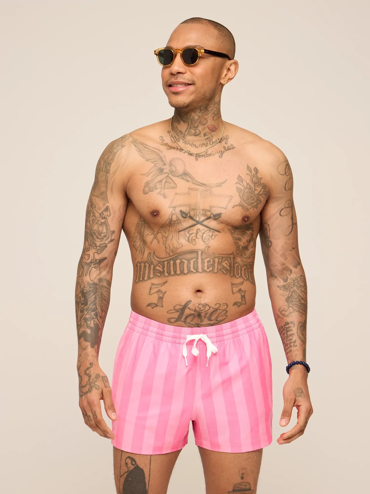 The Dreamhouse Pinks 4" (Classic Lined Swim Trunk) - Image 4