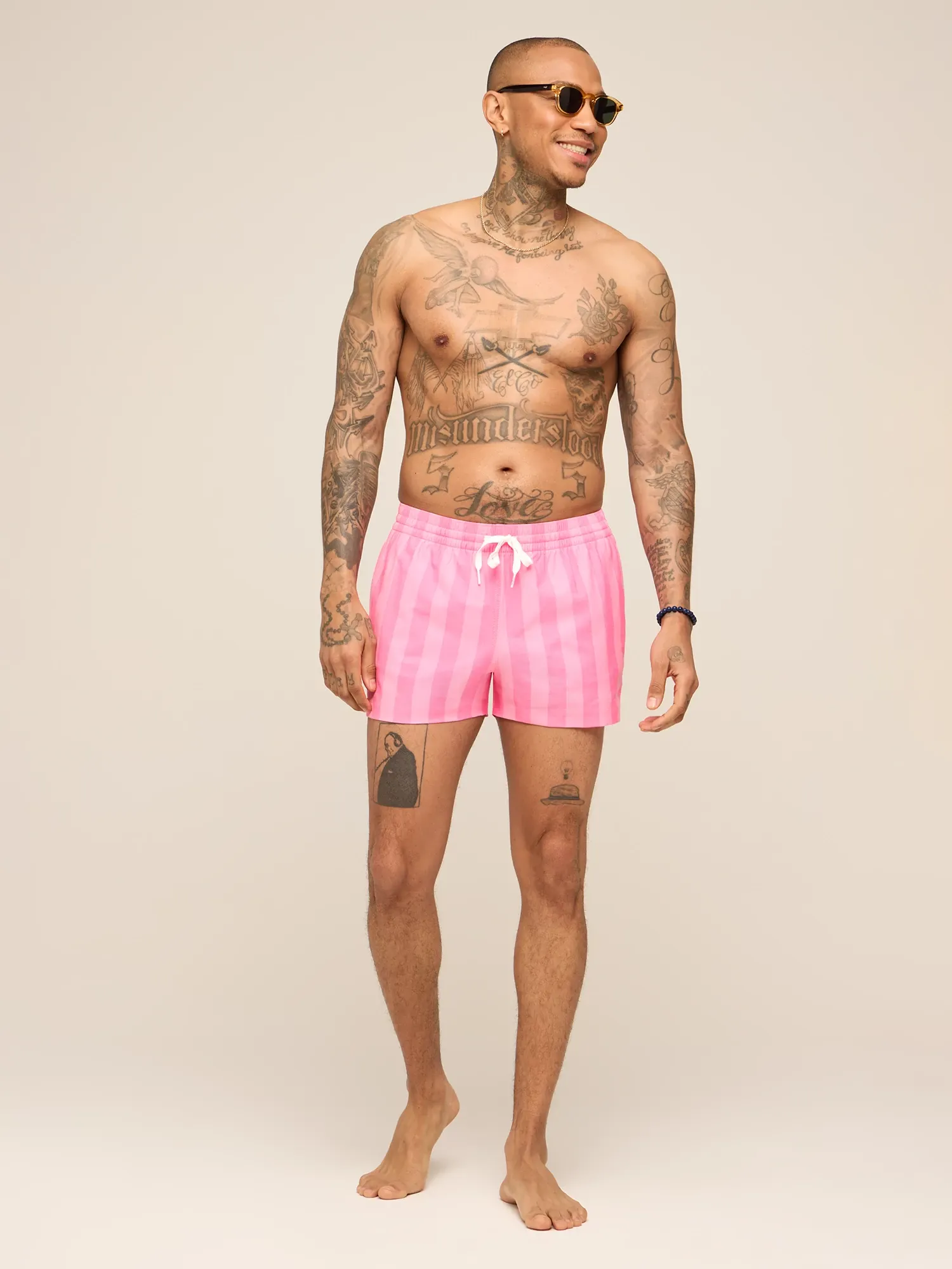 The Dreamhouse Pinks 4" (Classic Lined Swim Trunk) - Image 5
