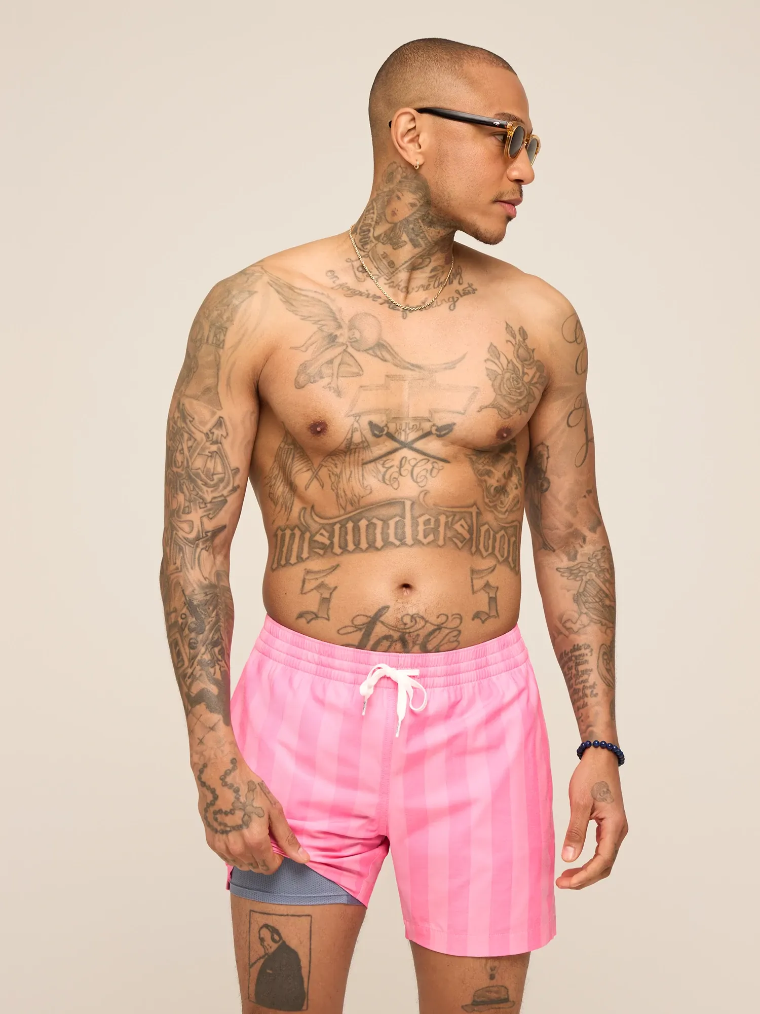 The Dreamhouse Pinks 5.5" (Classic Lined Swim Trunk) - Image 2