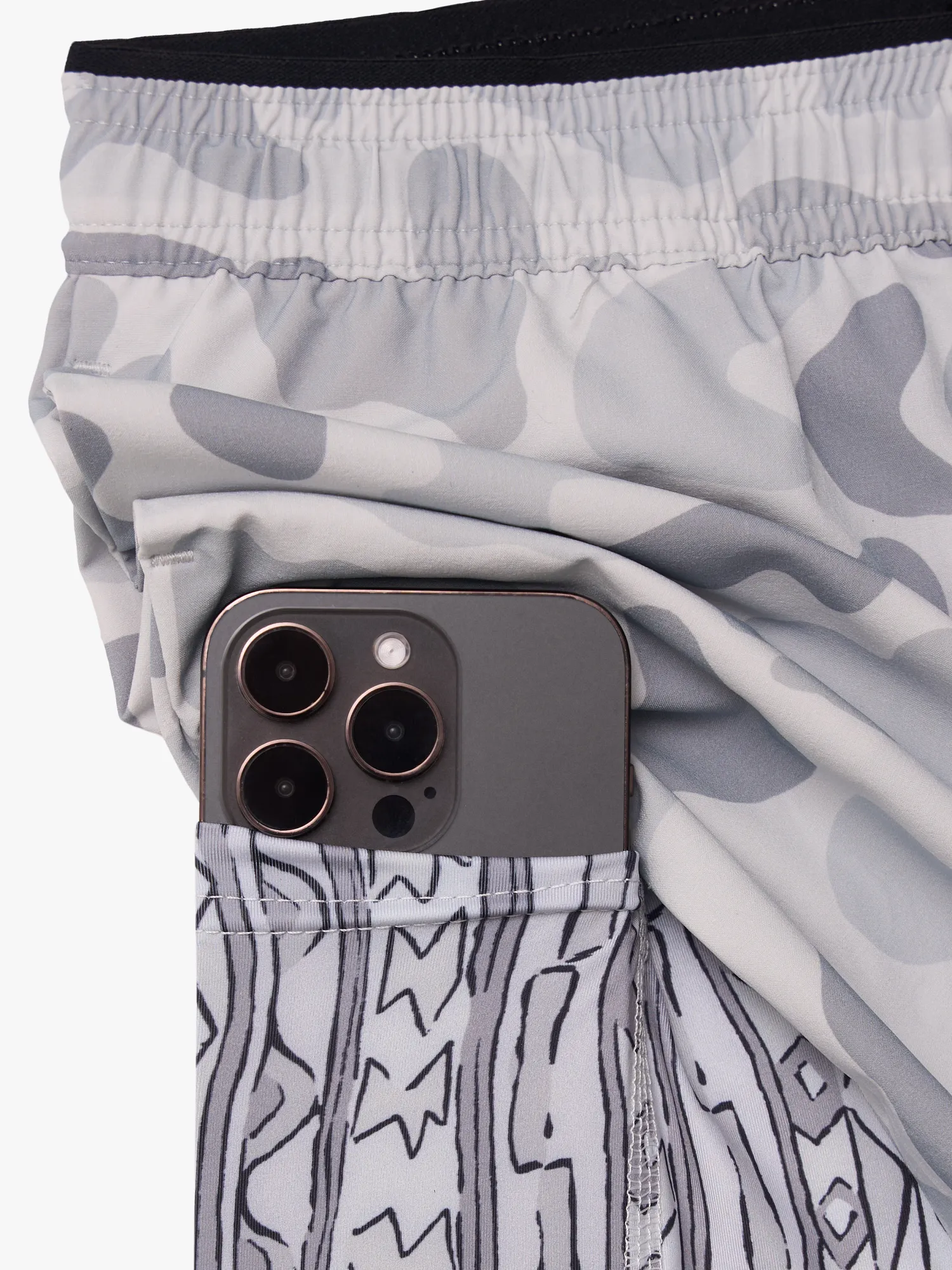 The Duck & Cover (Boys Ultimate Training Short)- Gray - Image 4