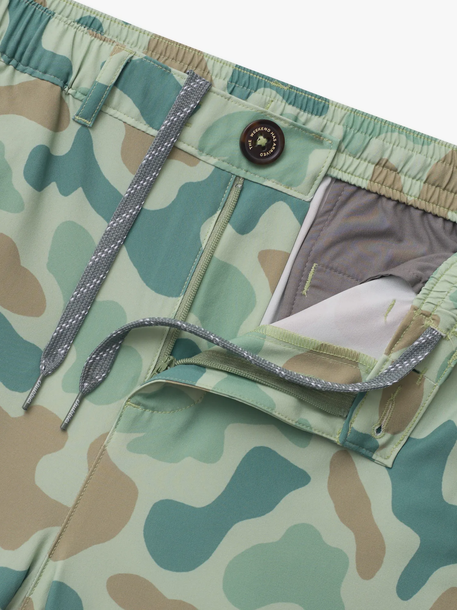 The Duck & Covers (Boys Everywear Performance Short)- Green - Image 4