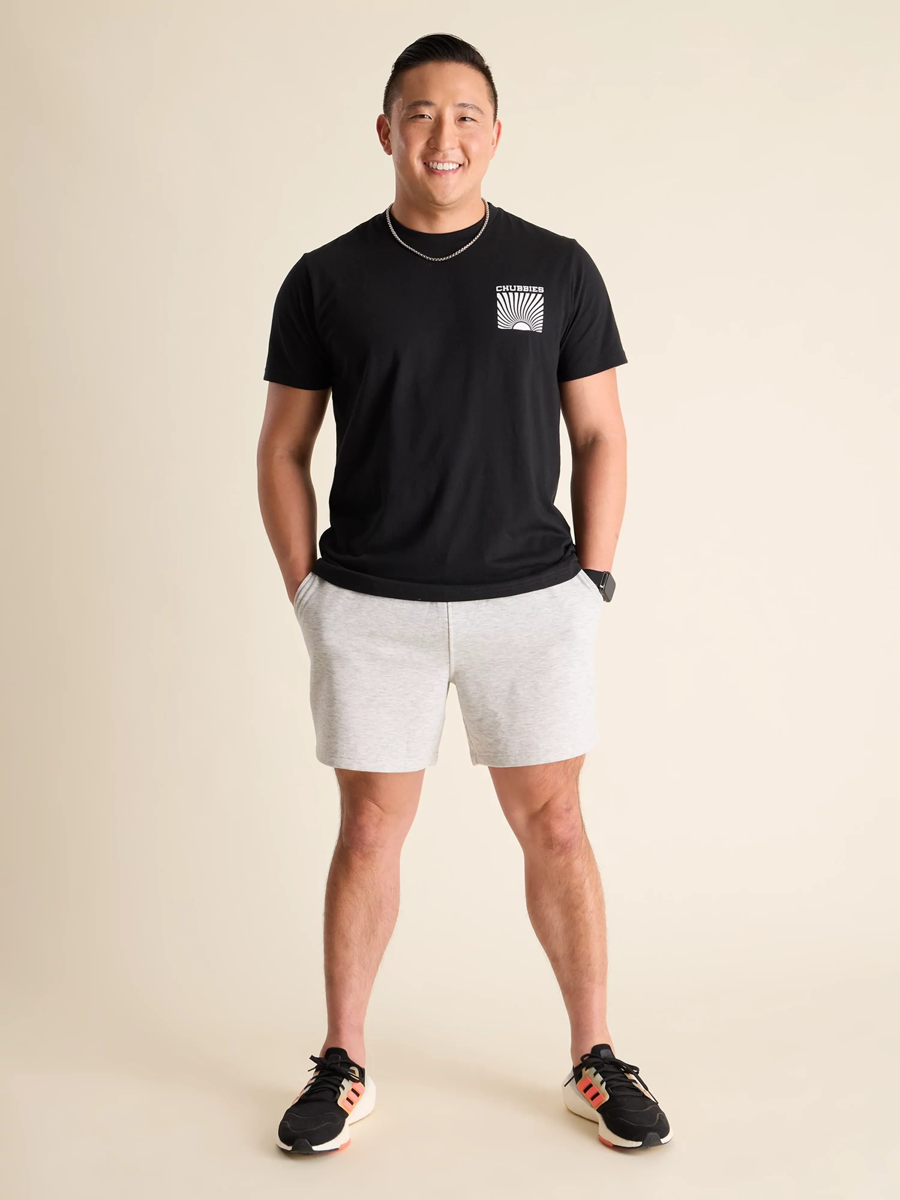 The Five Thighs (Non Pocket Graphic T-Shirt) - Black - Image 4