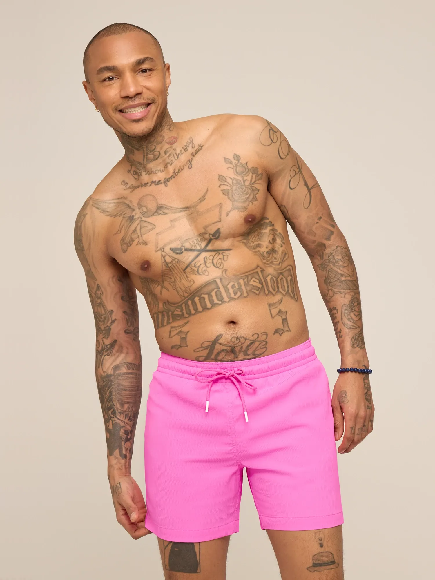 The Flamingo Fizzes 5.5" (Textured Lined Swim) - Image 5