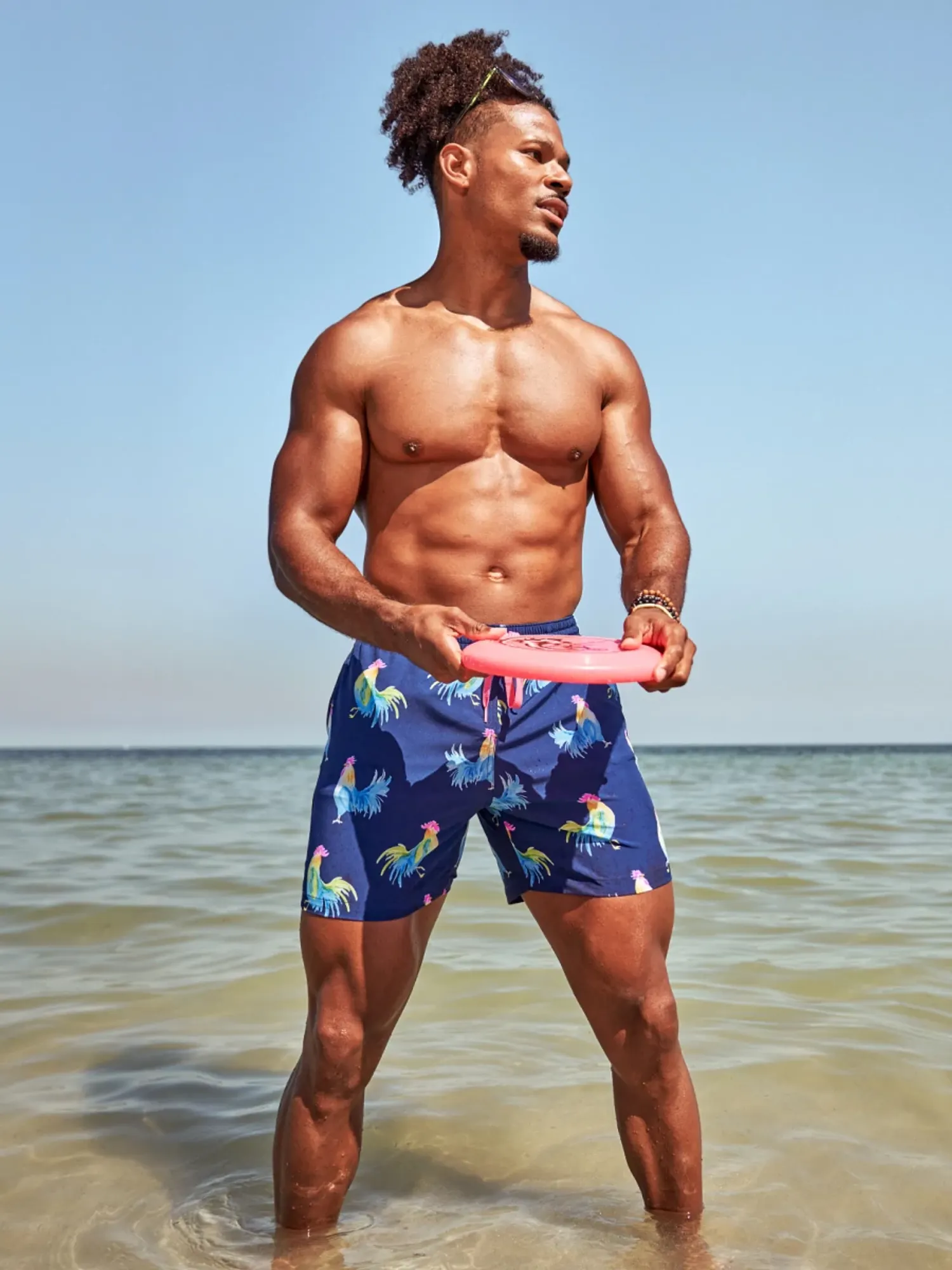 The Fowl Plays 5.5" (Classic Lined Swim Trunk) - Image 2