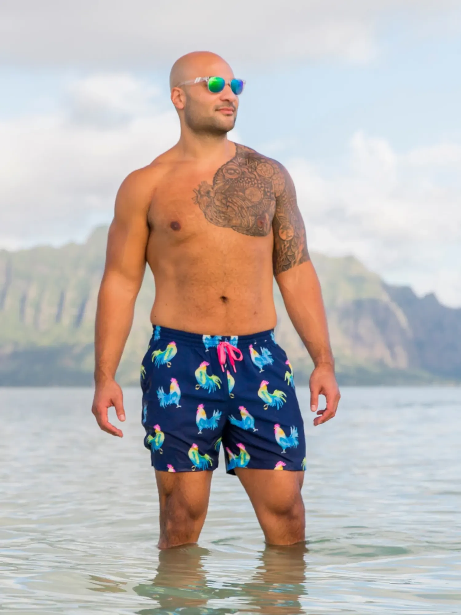 The Fowl Plays 5.5" (Classic Lined Swim Trunk) - Image 3