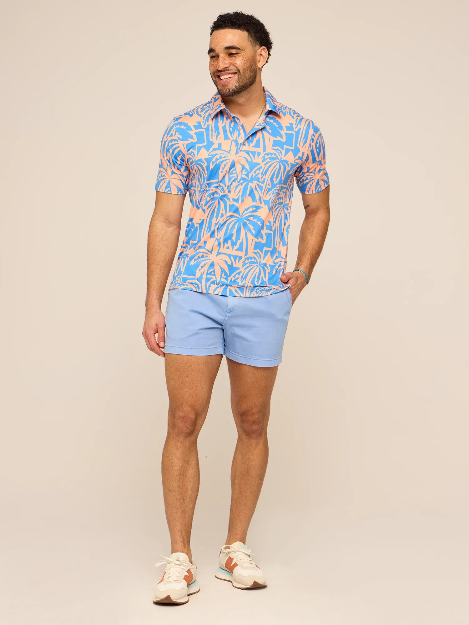 The Frond Farewell (Performance Polo)- Orange - Image 5