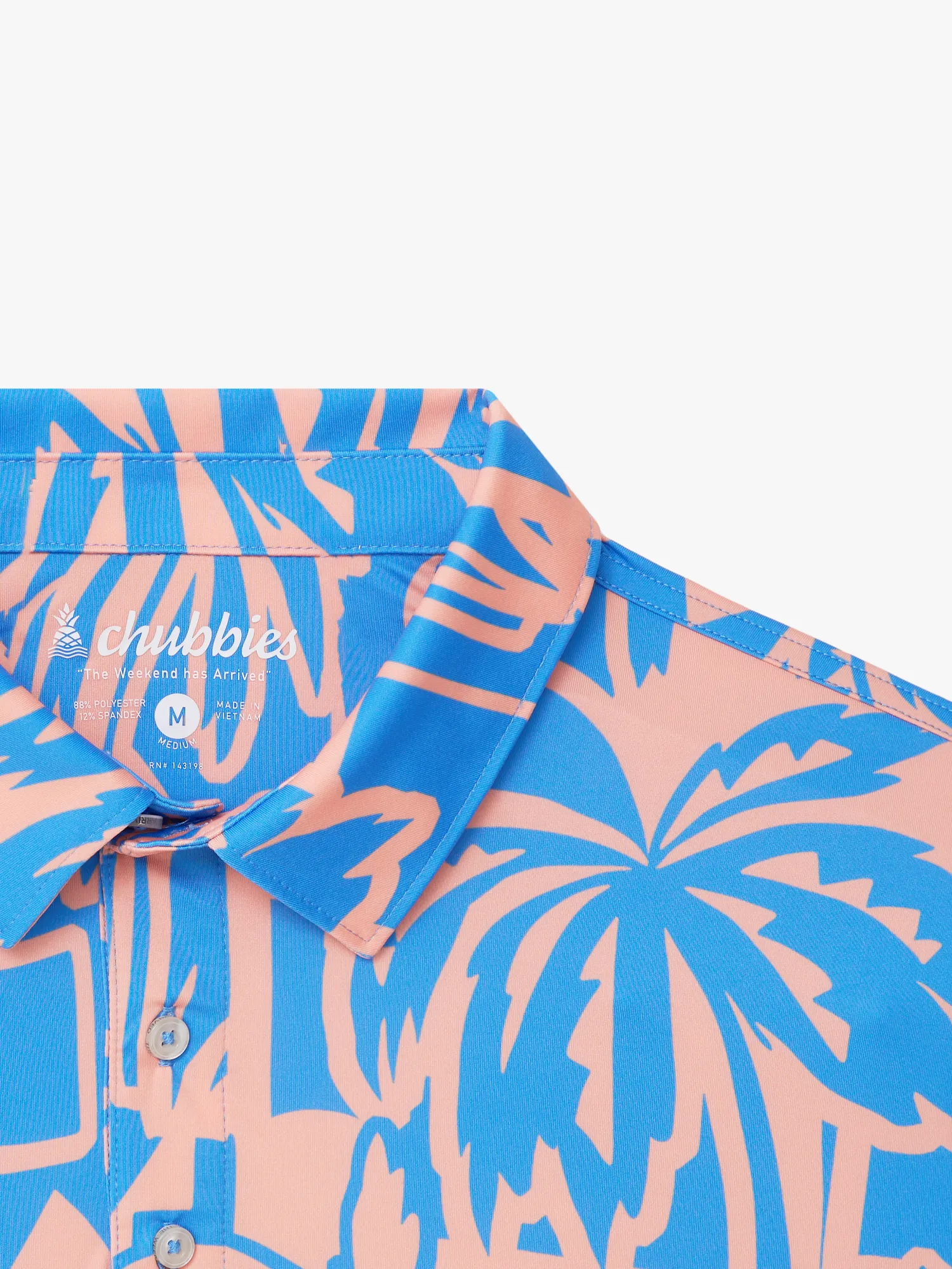 The Frond Farewell (Performance Polo)- Orange - Image 7