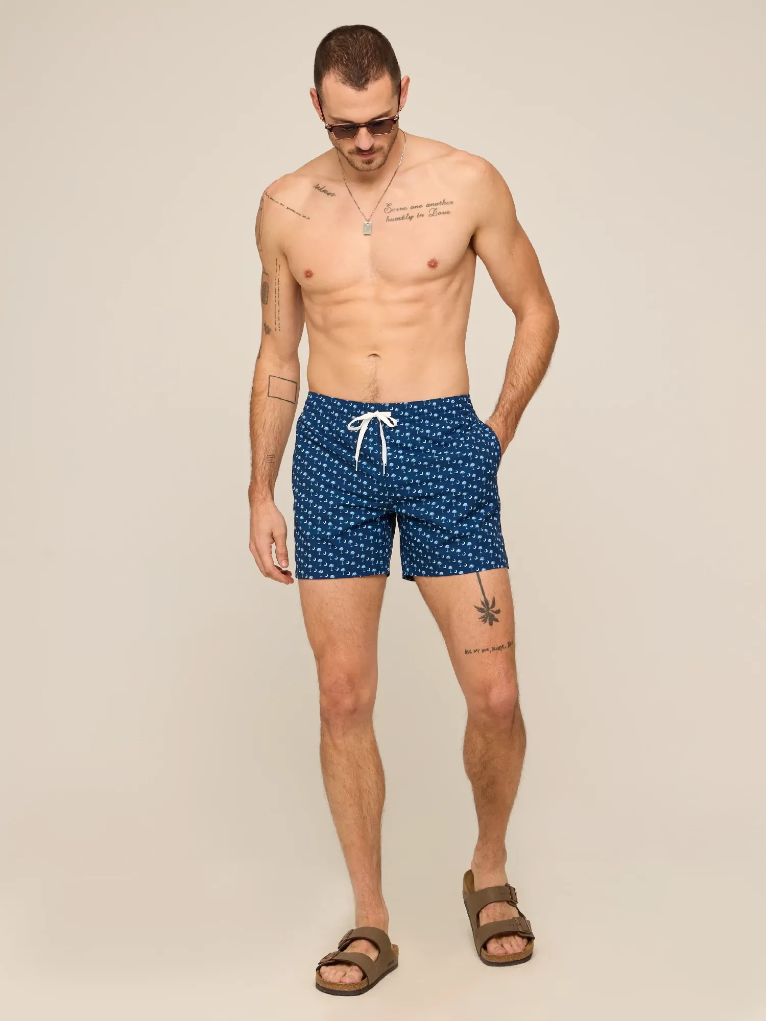 The Goodnight Palmetto Moons 5.5" (Classic Lined Swim Trunk) - Image 5