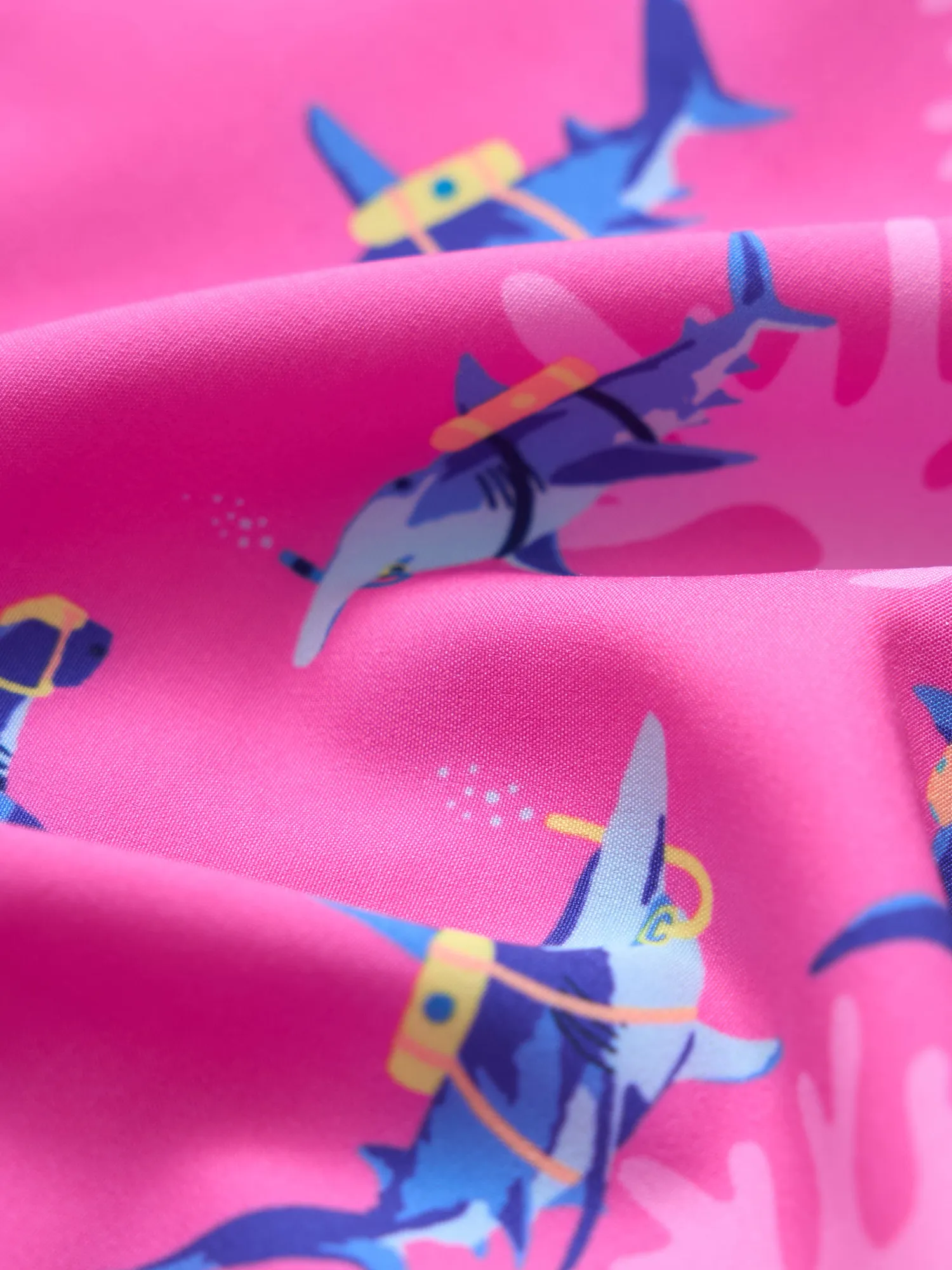 The Great Pink Sharks (Boys Lined Swim Trunk) - Image 2