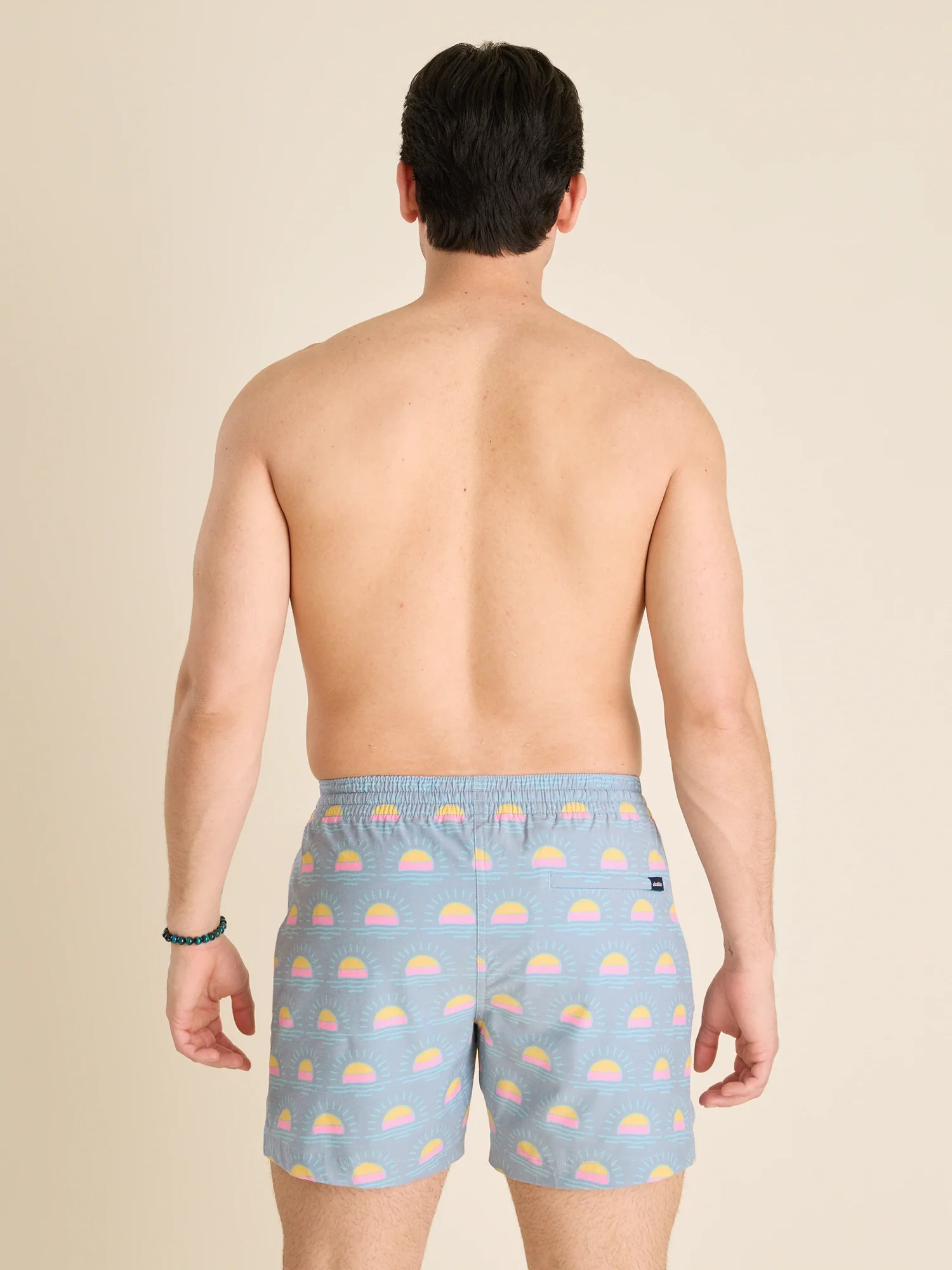 The Heat Waves- Gray 5.5" (Classic Lined Swim Trunk) - Image 6