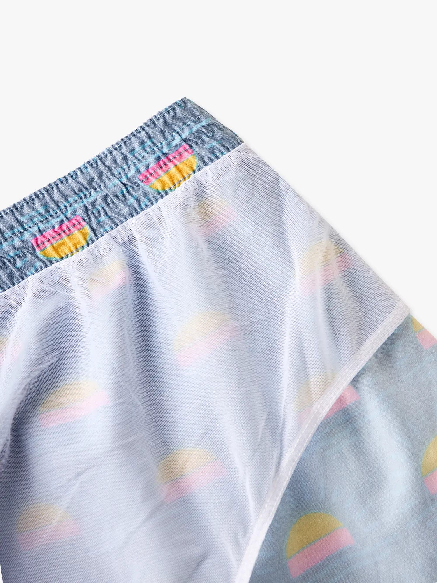 The Heat Waves- Gray 5.5" (Classic Swim Trunk) - Image 7