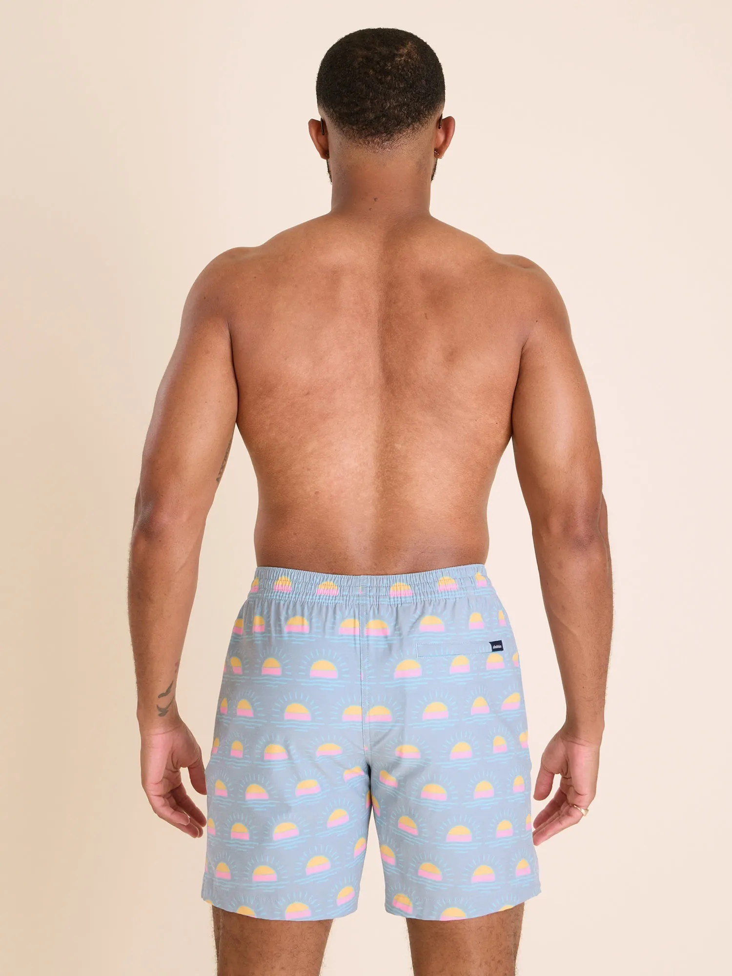 The Heat Waves- Gray 7" (Classic Lined Swim Trunk) - Image 2