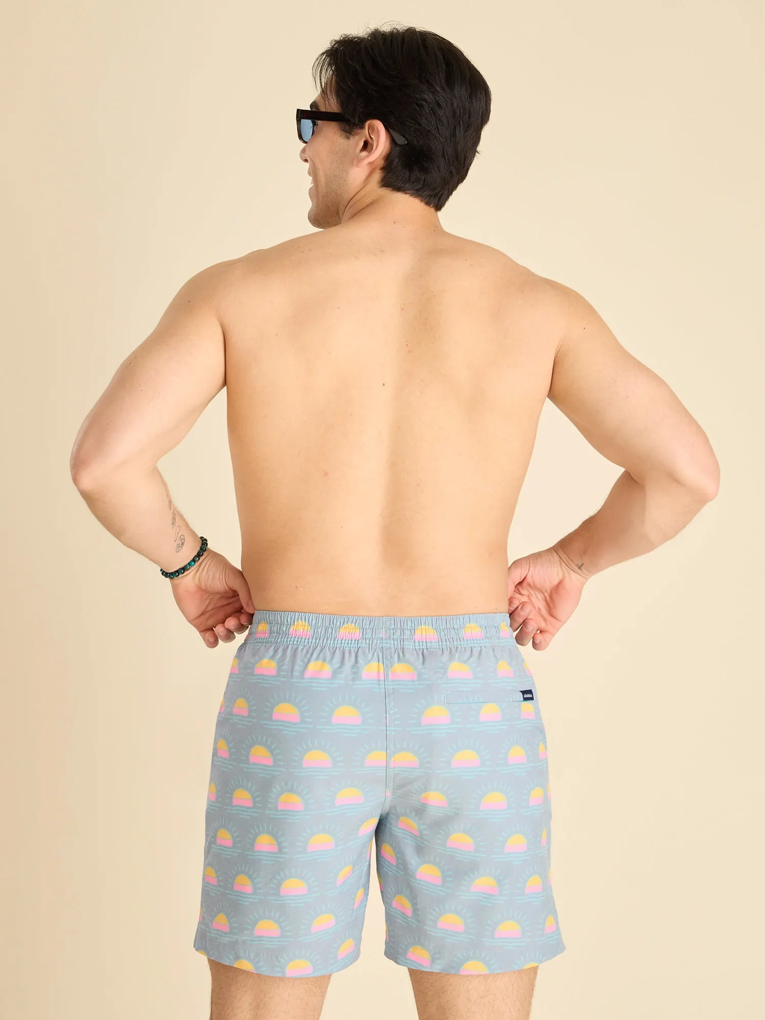 The Heat Waves- Gray 7" (Classic Swim Trunk) - Image 2