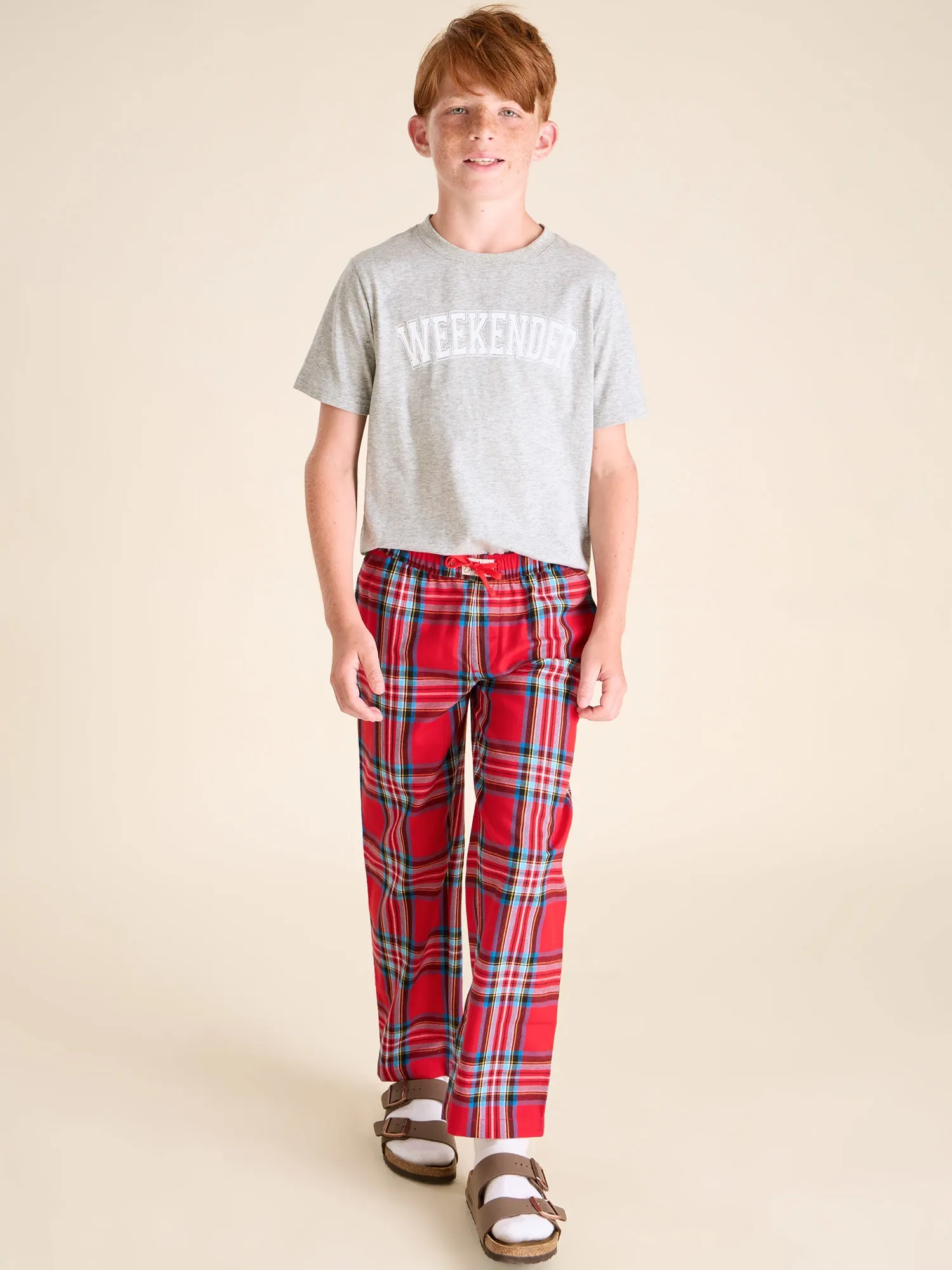 The Holly Jolly Stitchs (Boys Flannel PJ Pants) - Image 4