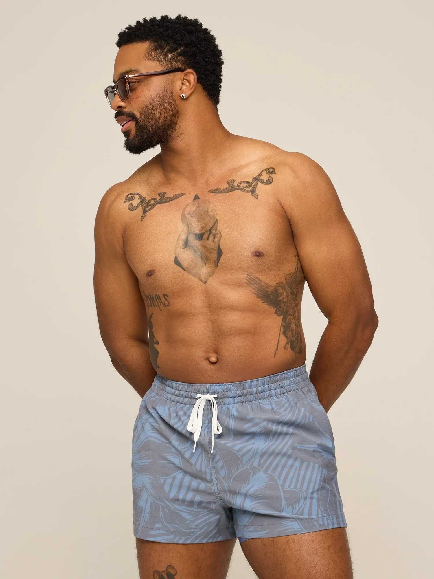 The Indigo Crazies 4" (Classic Lined Swim Trunk) - Image 4
