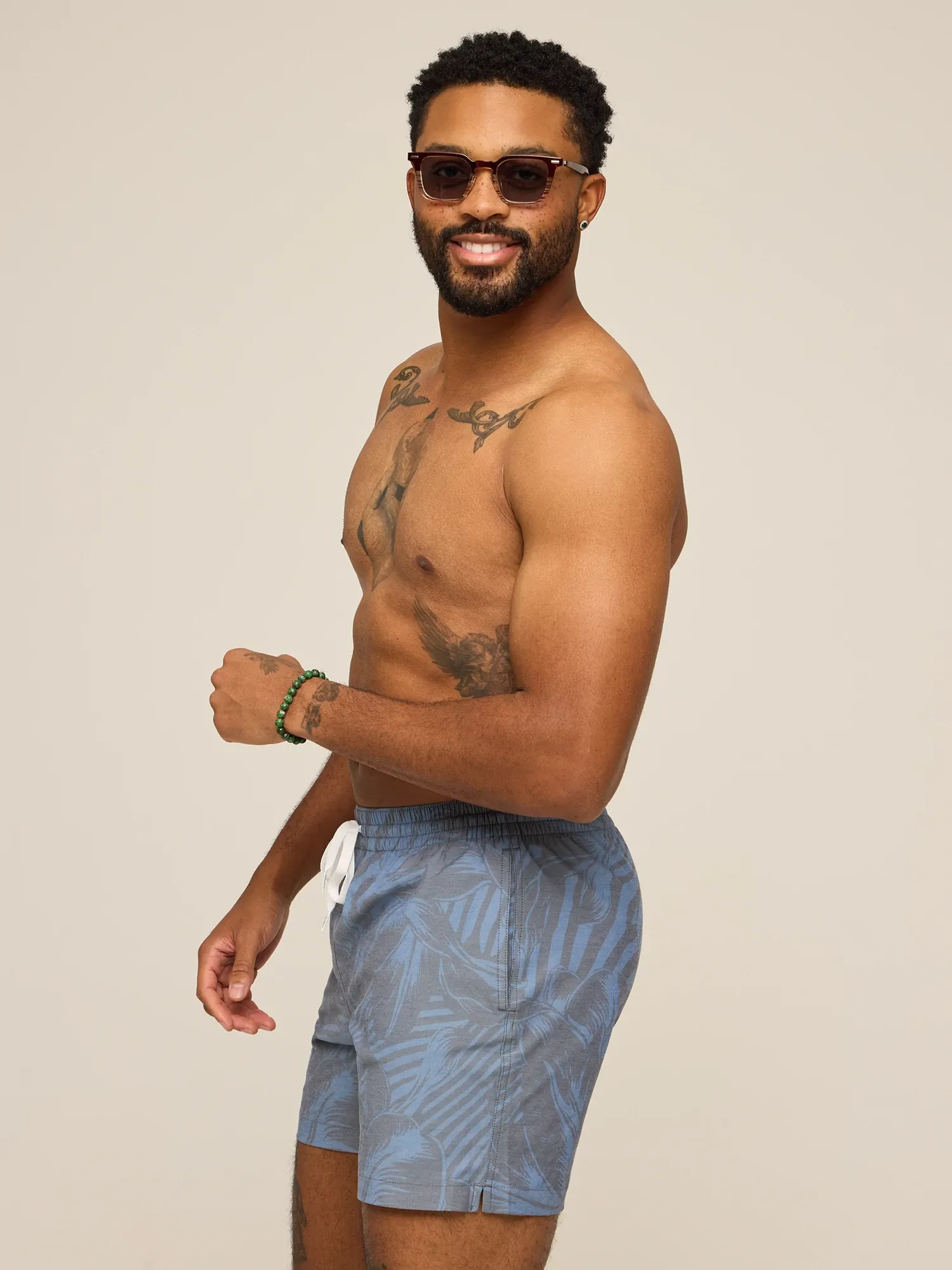 The Indigo Crazies 5.5" (Classic Lined Swim Trunk) - Image 3