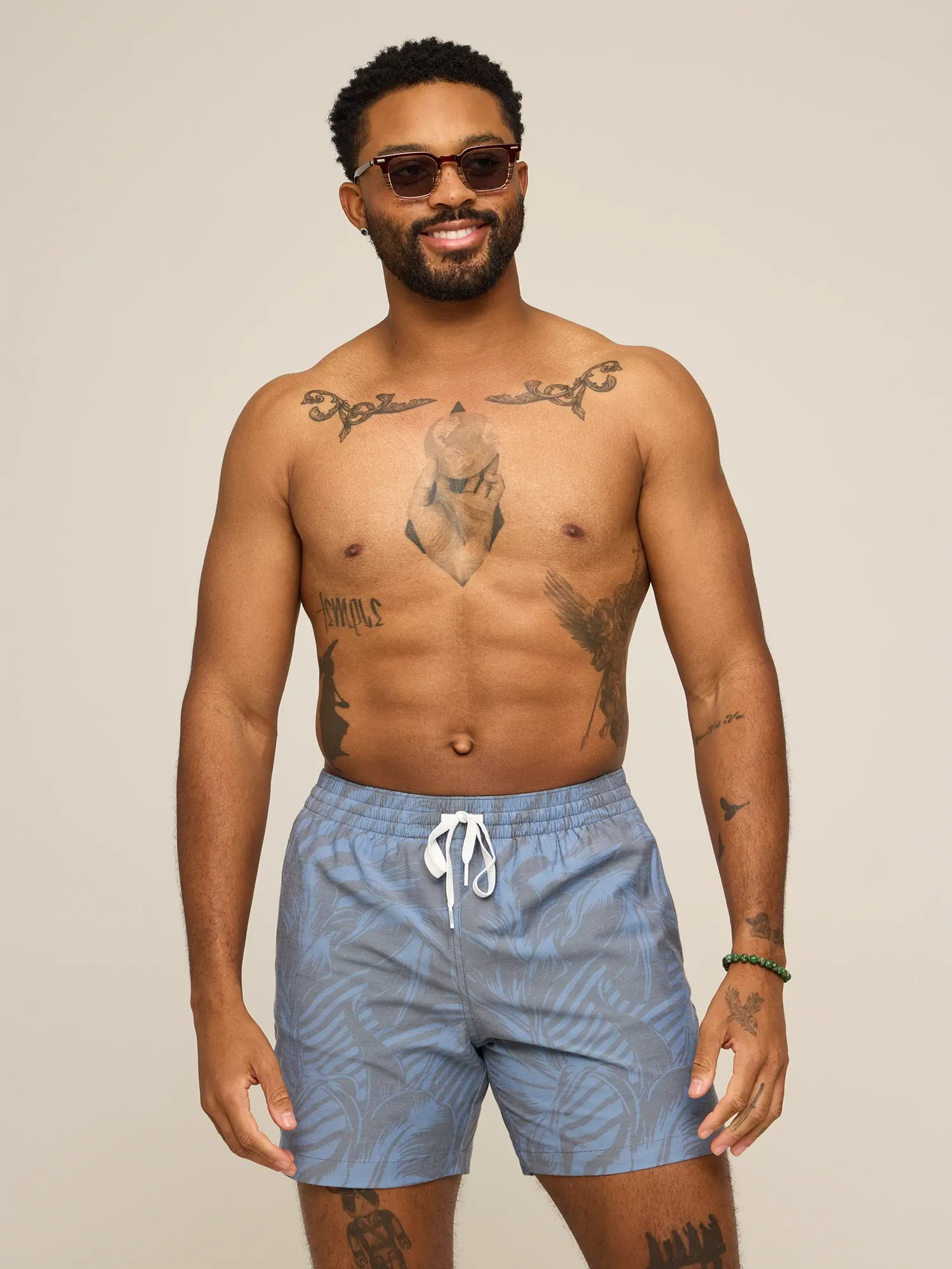 The Indigo Crazies 5.5" (Classic Lined Swim Trunk) - Image 4