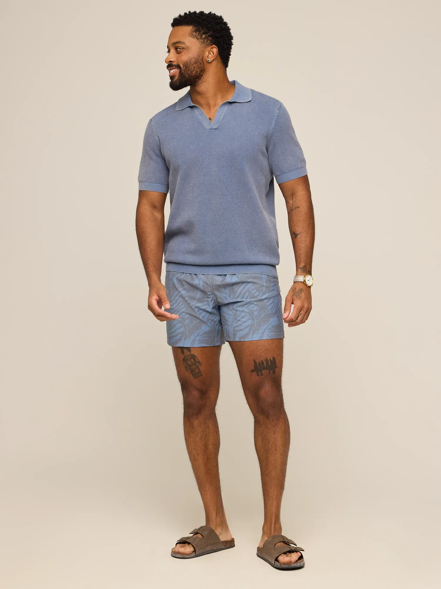 The Indigo Crazies 5.5" (Classic Lined Swim Trunk) - Image 5