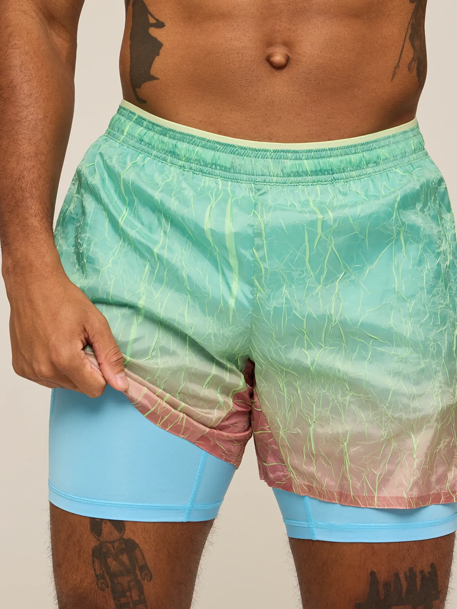 The Indigo Fizzes 5.5" (Crinkle Ultimate Training Short) - Image 2