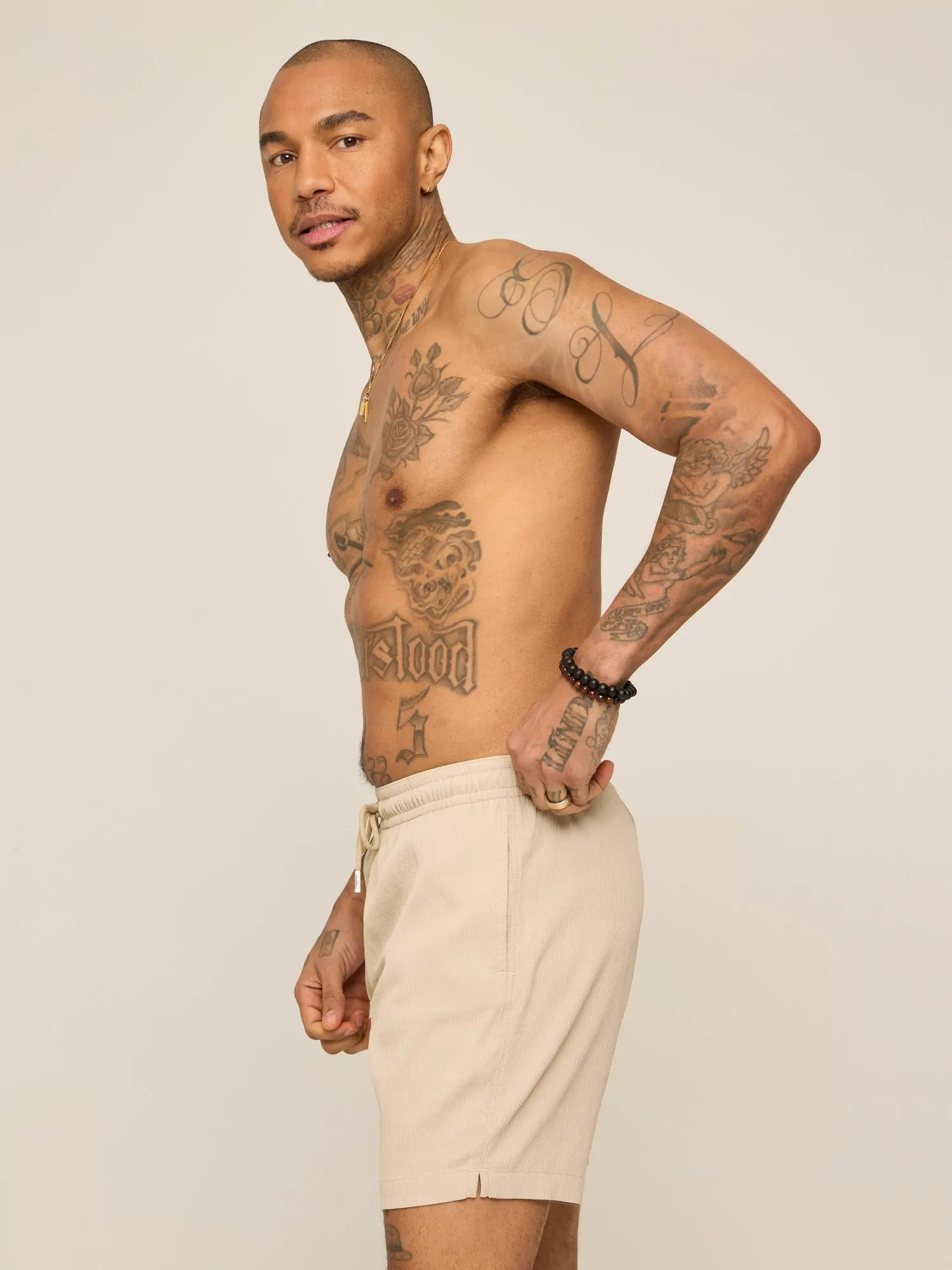 The Khakinator 7" (Textured Lined Swim Trunk) - Image 3
