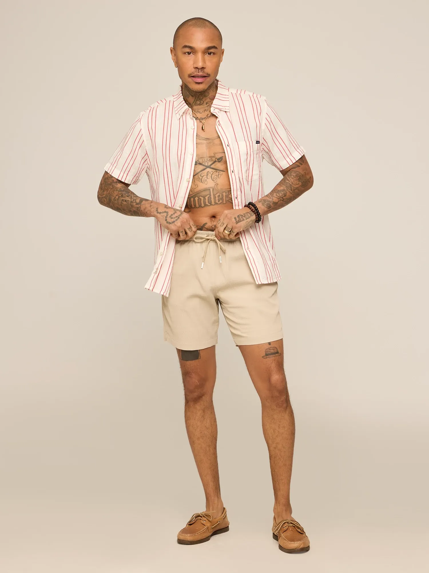The Khakinator 7" (Textured Lined Swim Trunk) - Image 5
