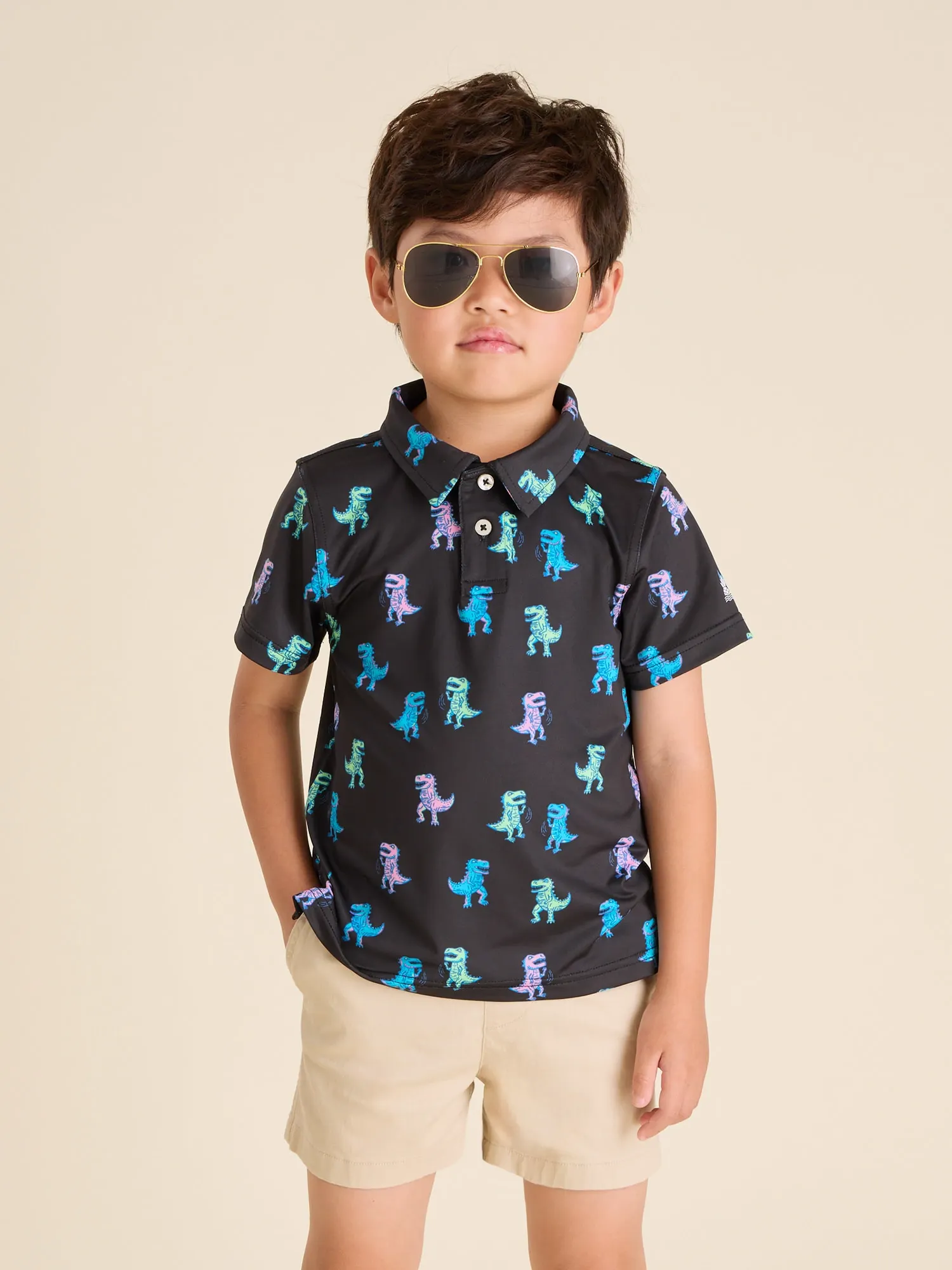 The Lil Bodacious Cretaceous (Toddler Performance Polo) - Image 3