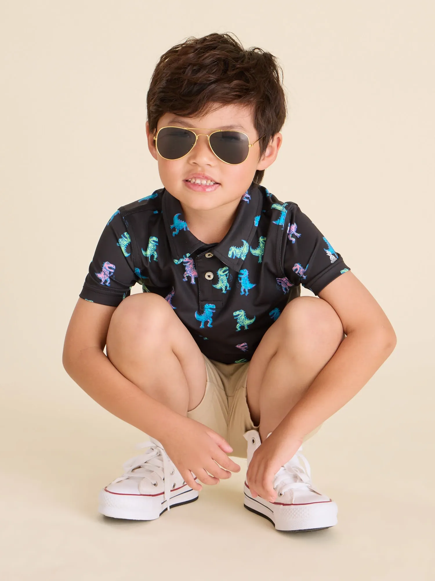 The Lil Bodacious Cretaceous (Toddler Performance Polo) - Image 5