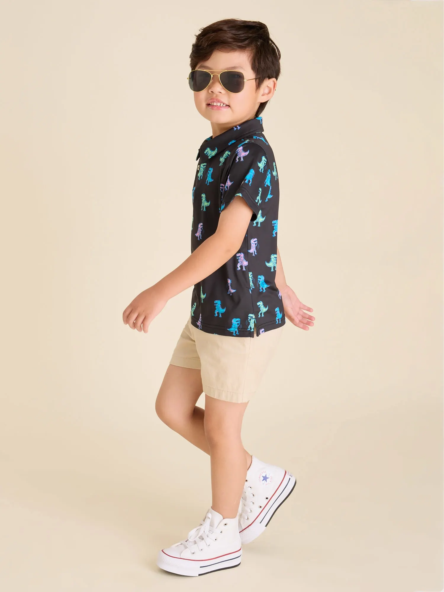 The Lil Bodacious Cretaceous (Toddler Performance Polo) - Image 6