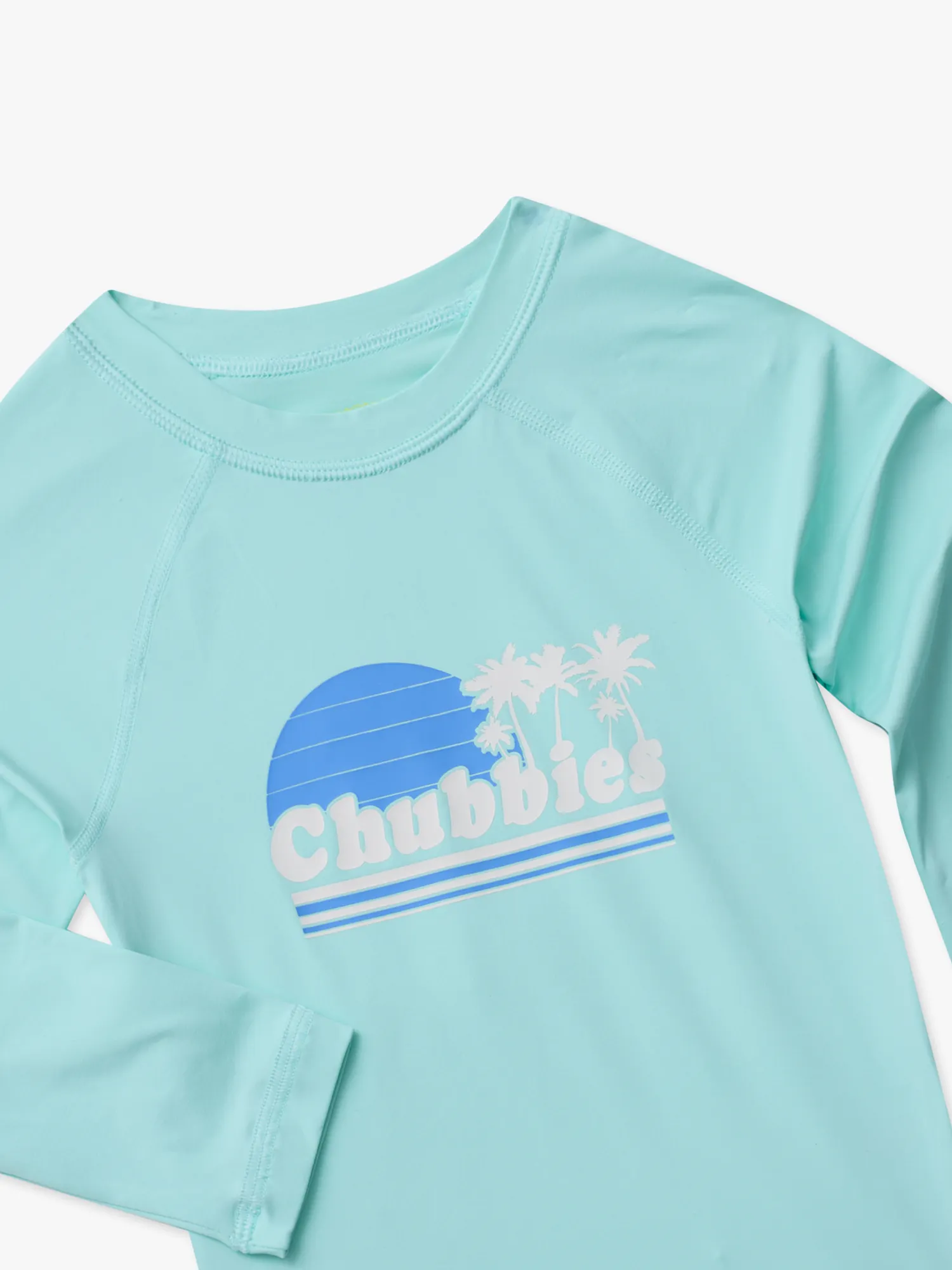The Lil Ol' College Try (Toddler Rashguard)- Teal - Image 4