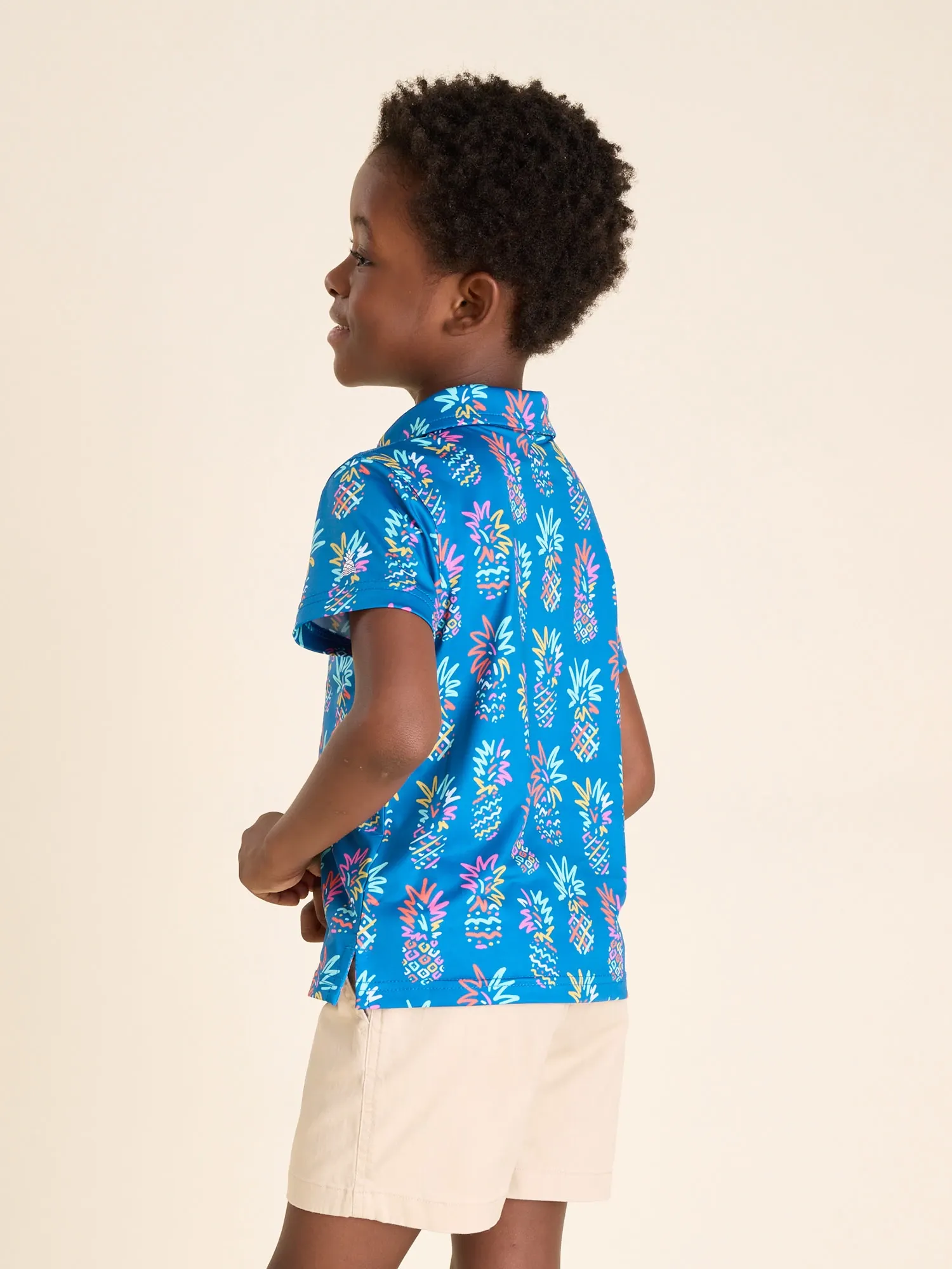 The Lil Pineapple Sketch(Toddler Performance Polo) - Image 3