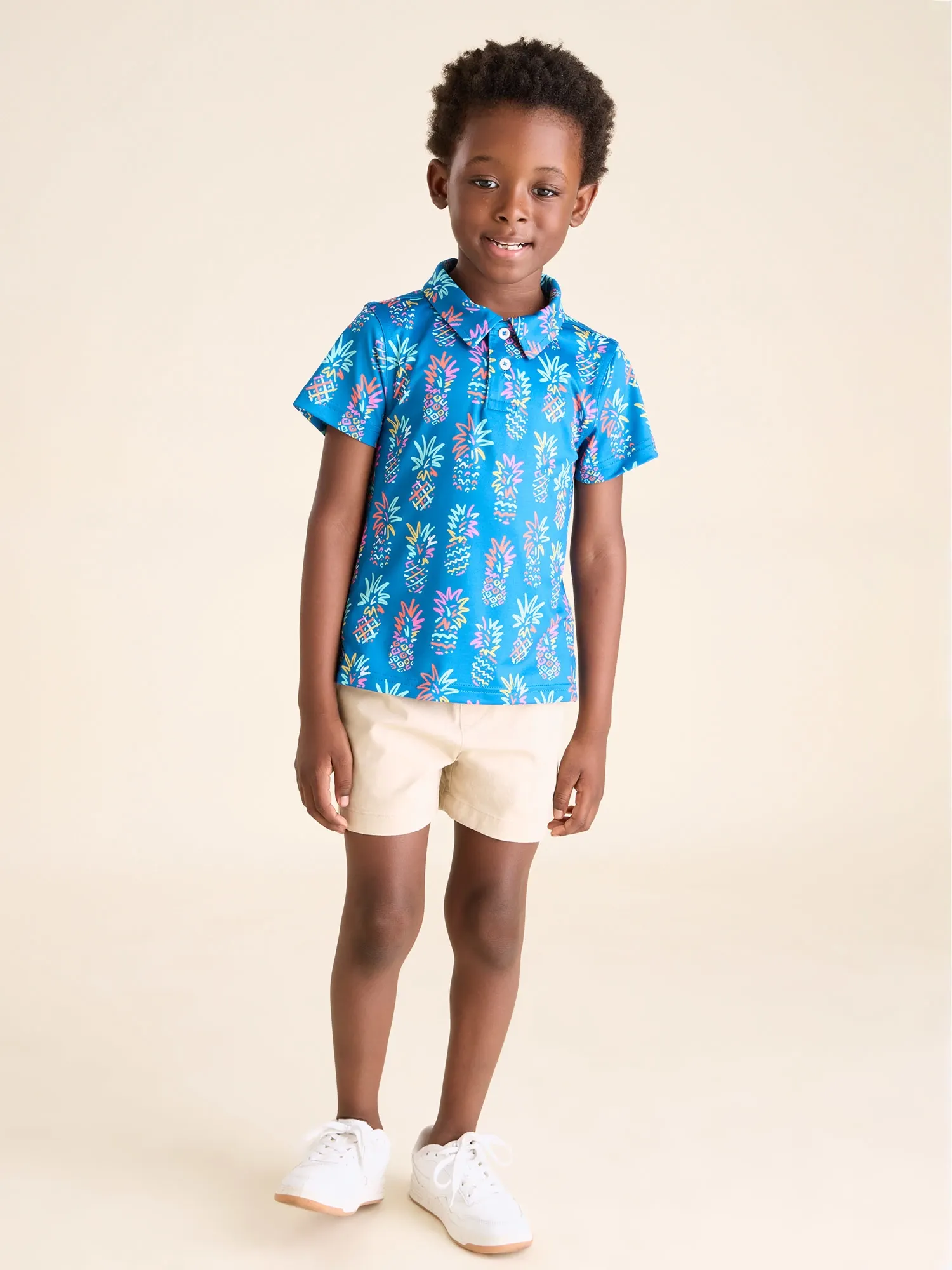 The Lil Pineapple Sketch(Toddler Performance Polo) - Image 4