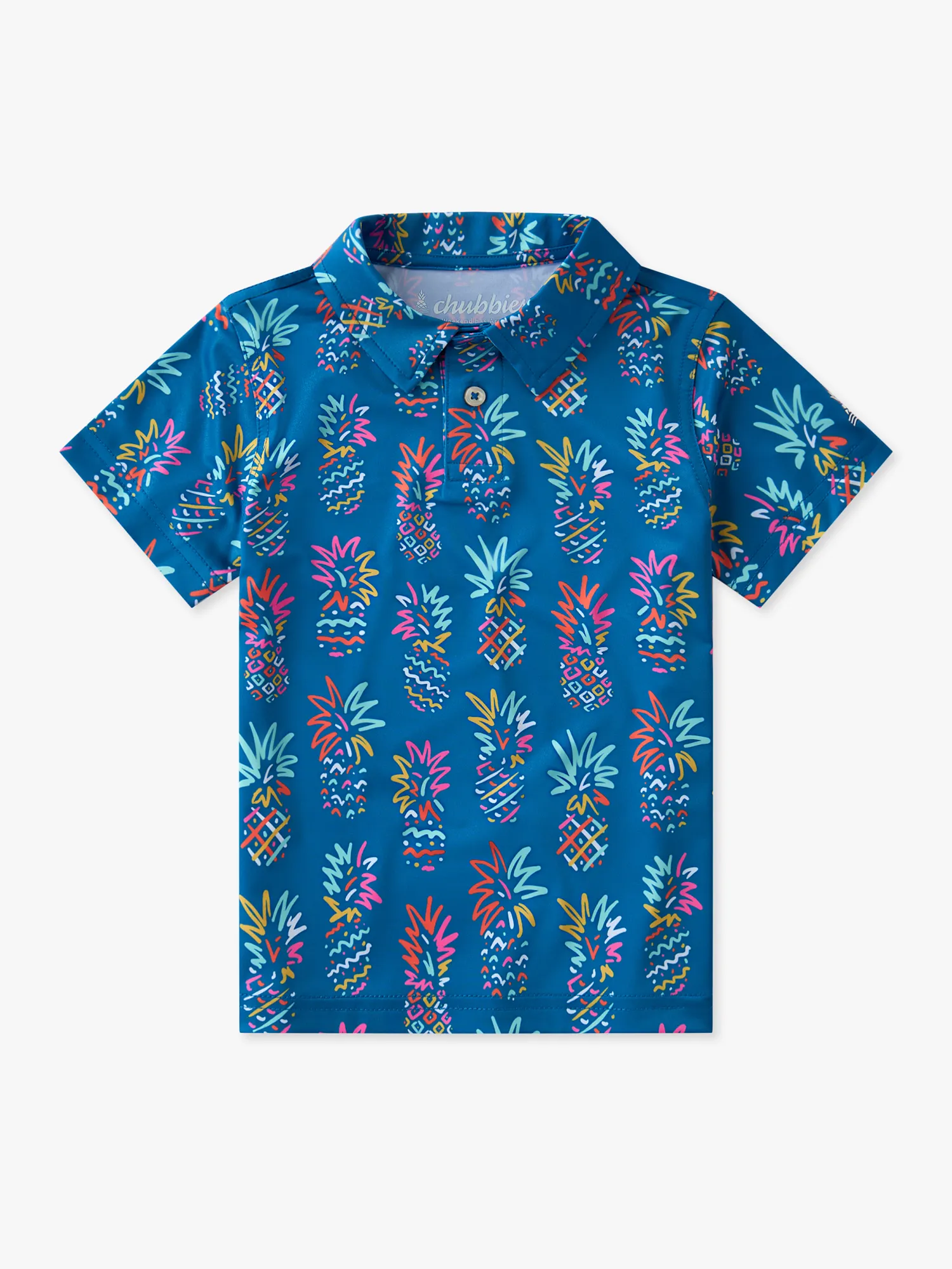 The Lil Pineapple Sketch(Toddler Performance Polo) - Image 5