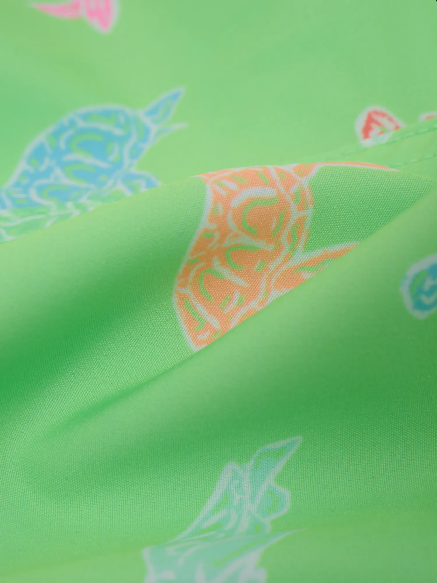 The Lil Turtally Awesomes (Toddler Swim Trunk)- Green - Image 3