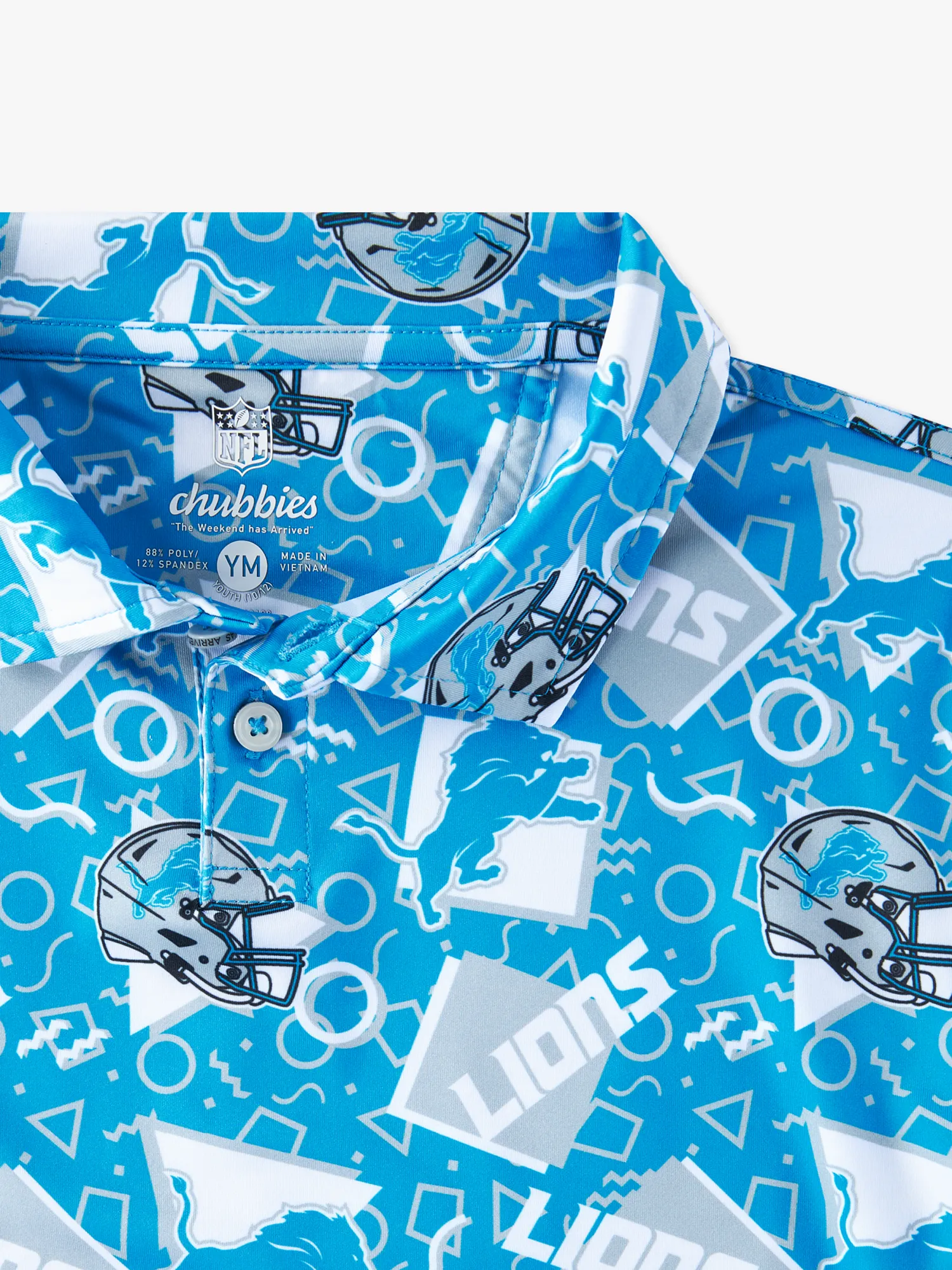 The Lions Game Day Fit (Boys Performance Polo) - Image 2