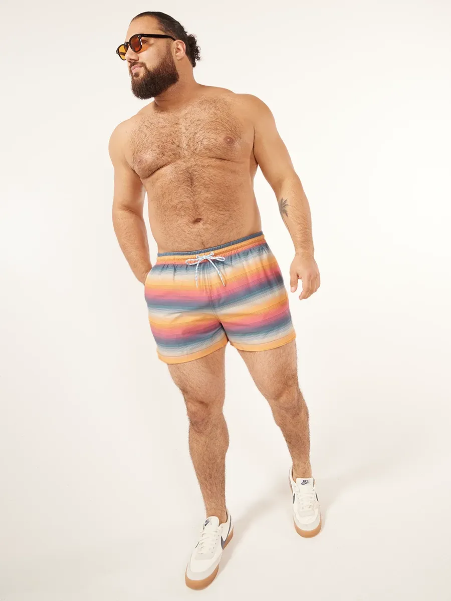 The Malibu Sunsets 4" (Faded Classic Lined Swim Trunk) - Image 5