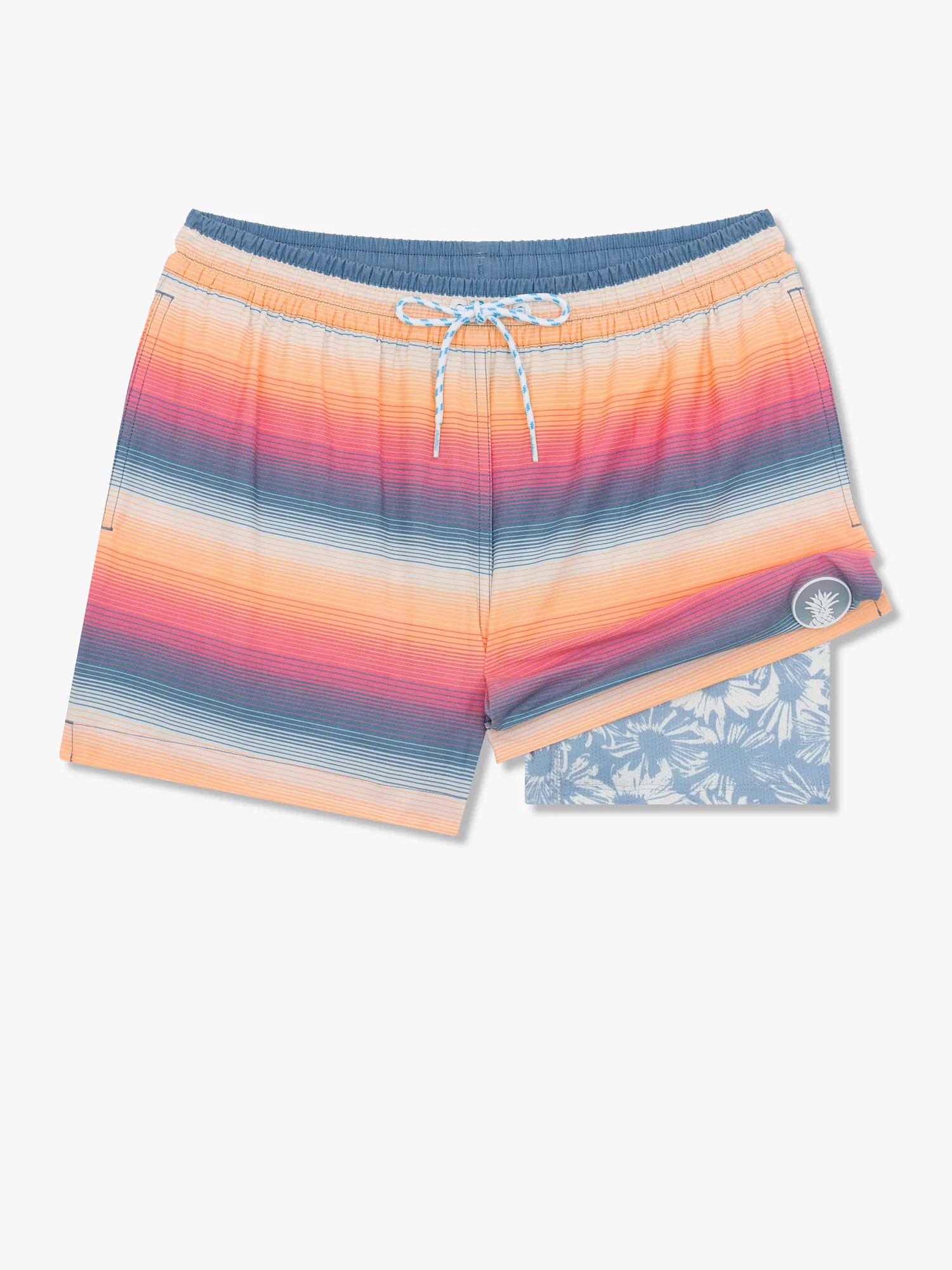 The Malibu Sunsets 4" (Faded Classic Lined Swim Trunk) - Image 6