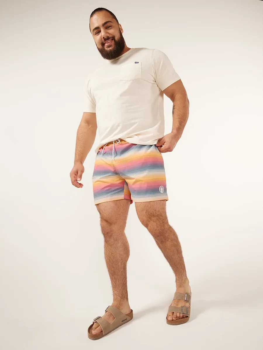 The Malibu Sunsets 5.5" (Faded Classic Lined Swim Trunk) - Image 4