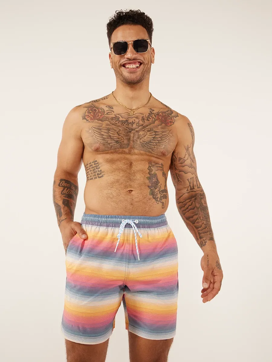 The Malibu Sunsets 7" (Faded Classic Lined Swim Trunk) - Image 4