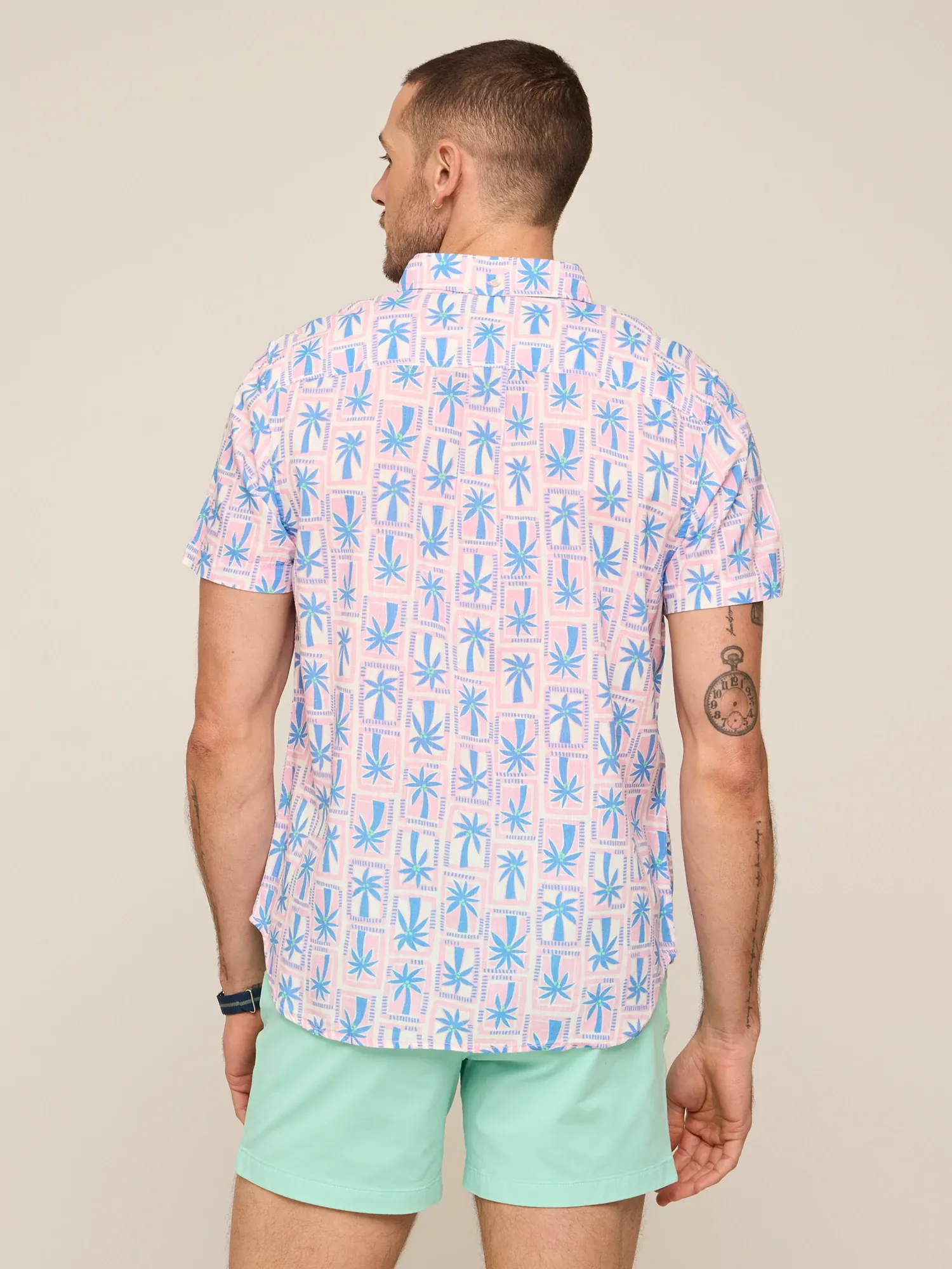 The Miami Mosaic (Resort Weave Friday Shirt)- Pink - Image 2
