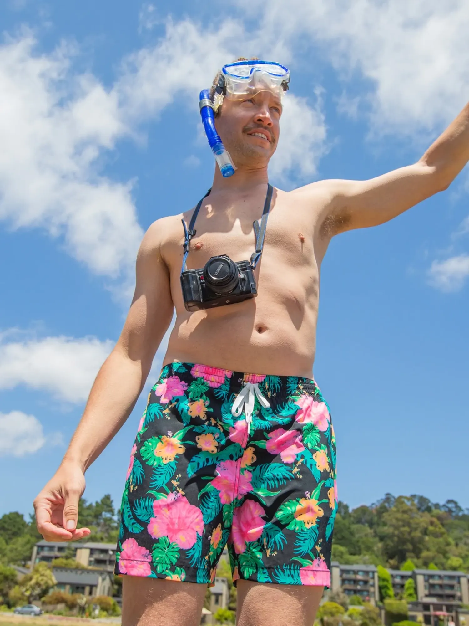 The Midnight Flowers 5.5" (Classic Lined Swim Trunk) - Image 2