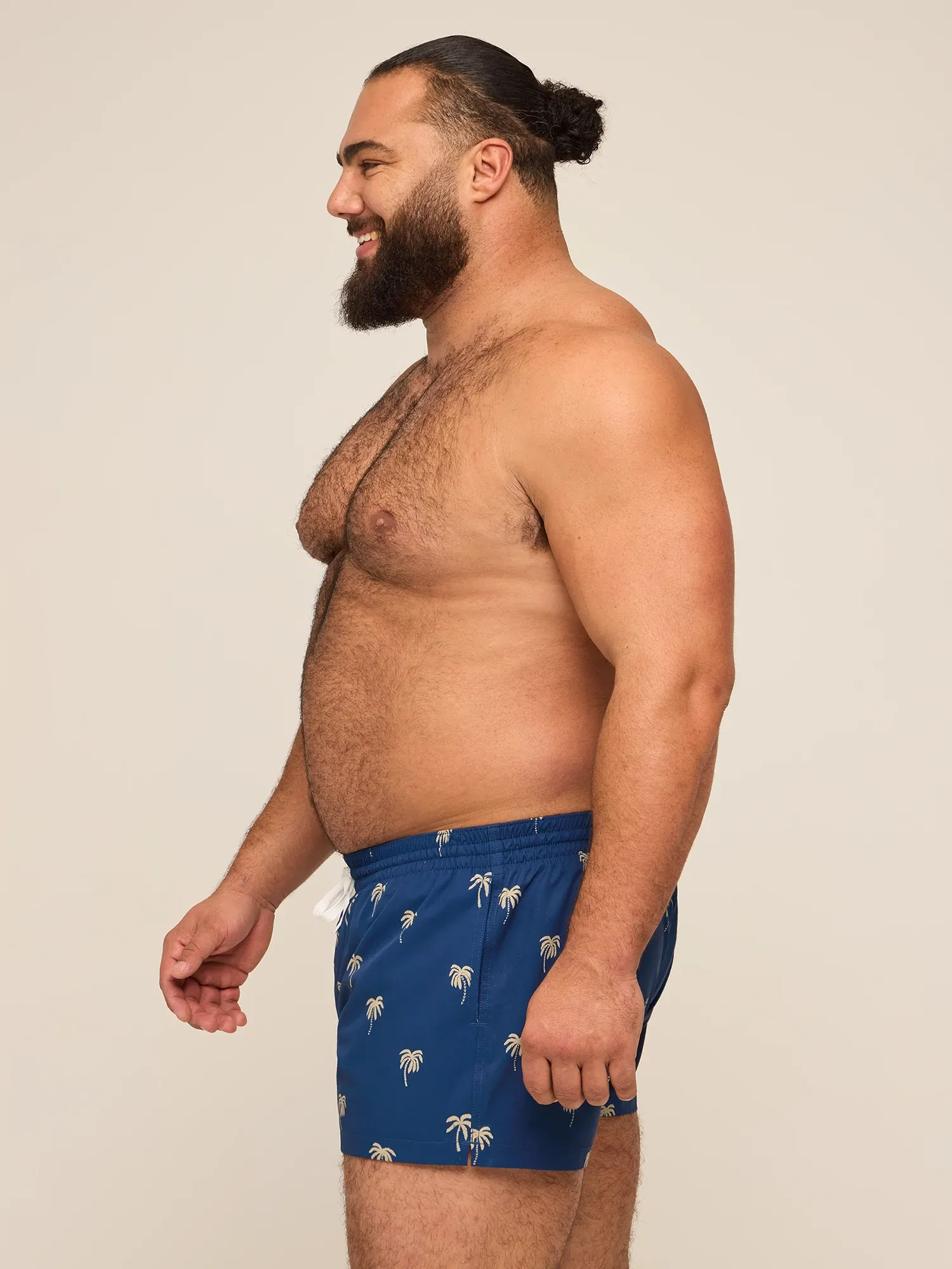 The Midnight Palms 2" (Classic Lined Swim Trunk) - Image 3